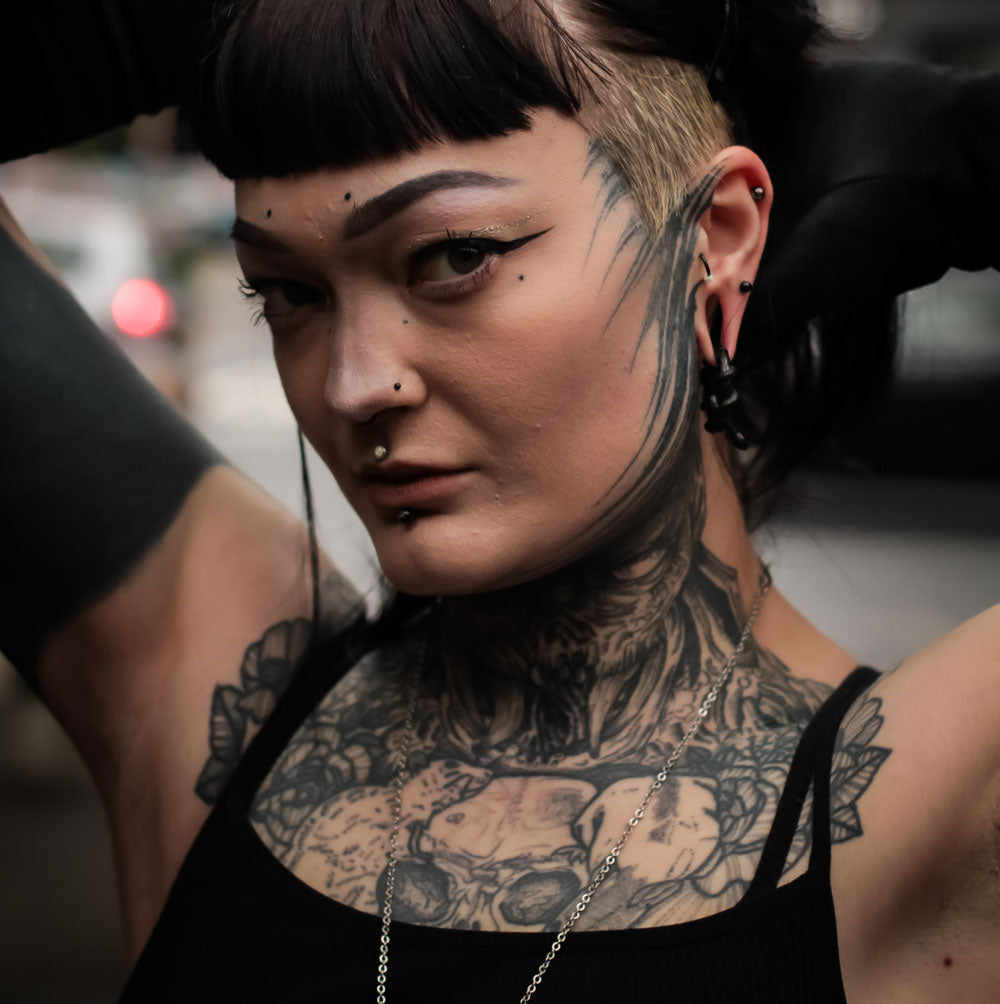 Model With Tattoos