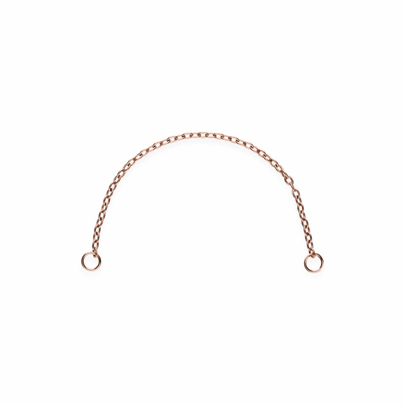 rose gold piercing chain