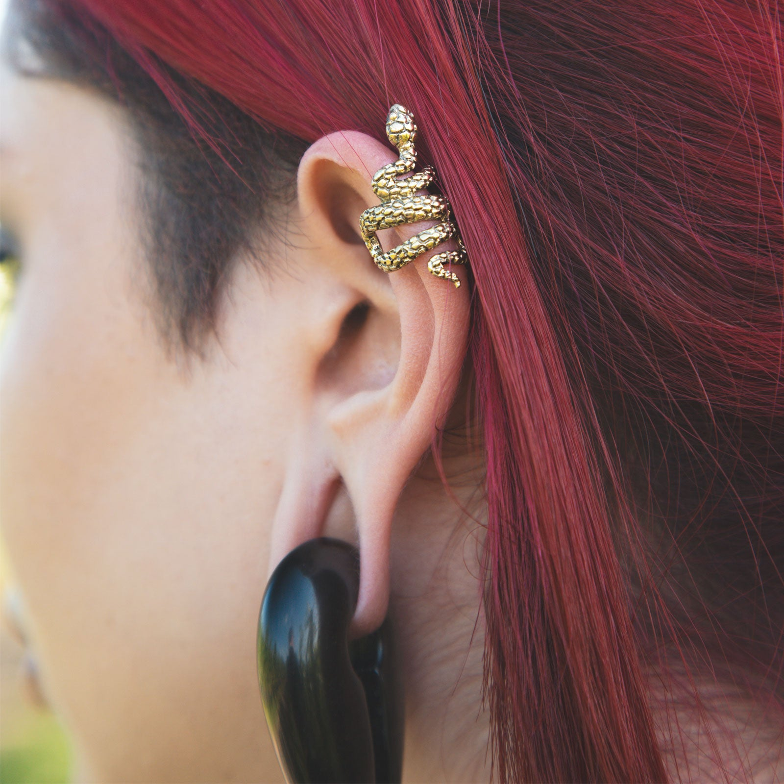 brass ear cuff