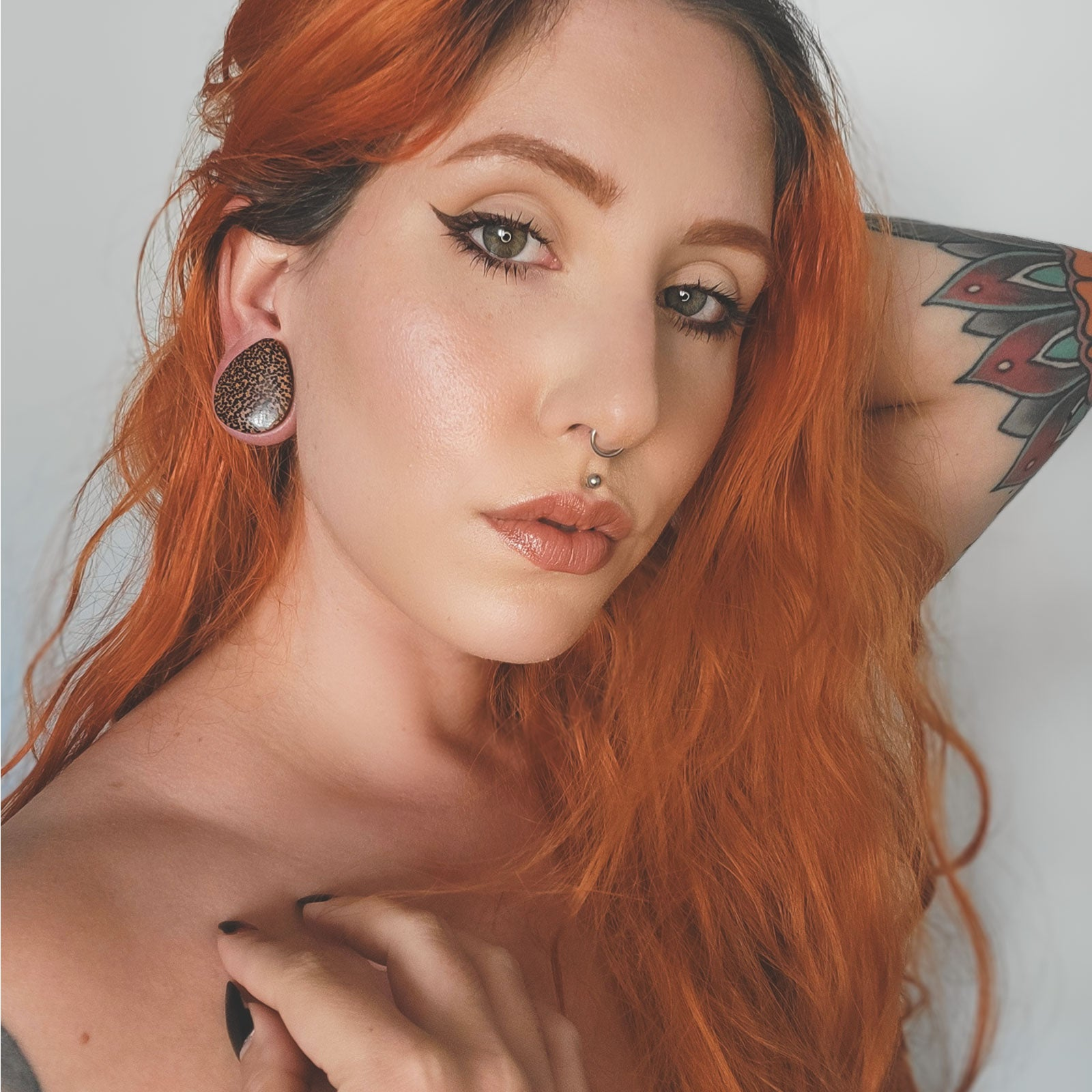 coconut wood teardrop gauges