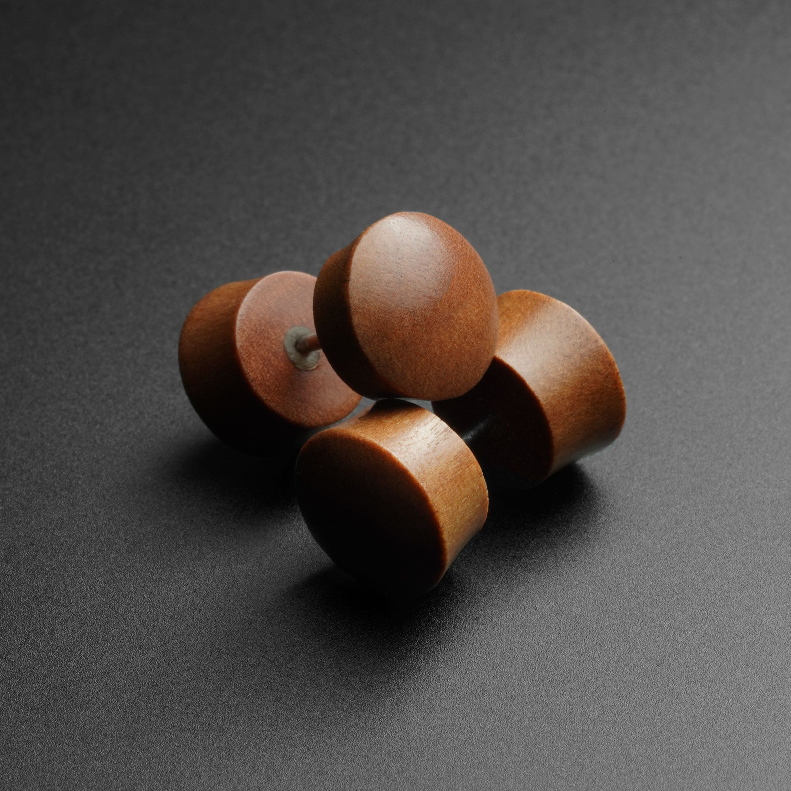 saba wood fake gauge plugs