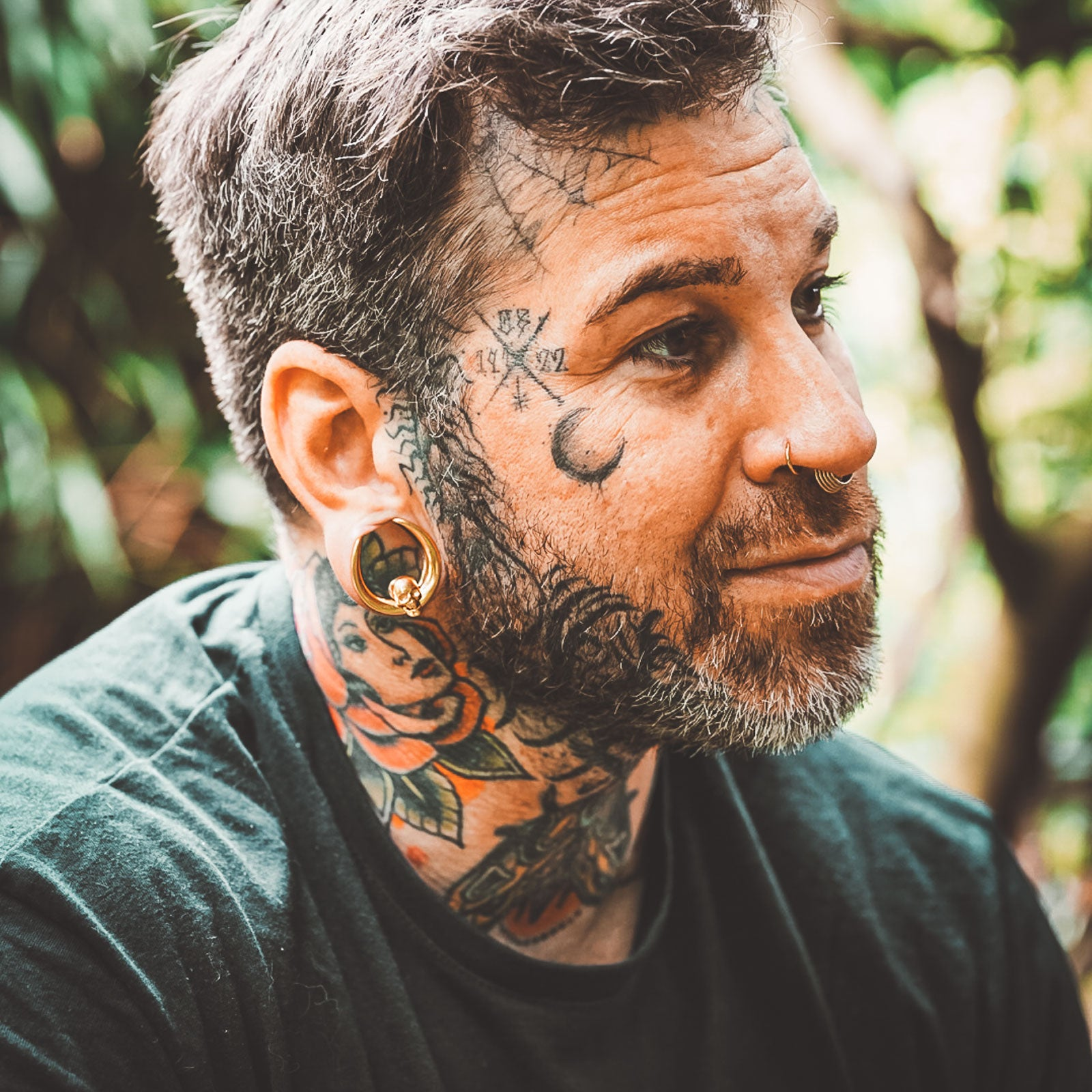 gold pvd ear weights