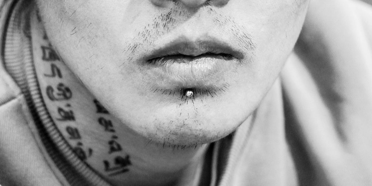labret piercing jewellery
