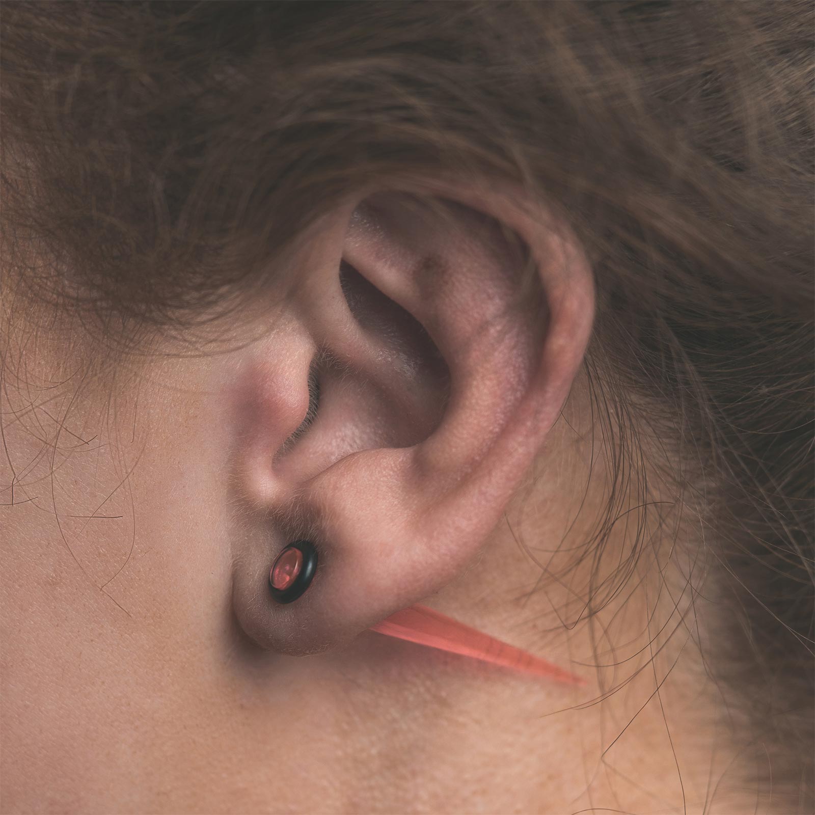 Acrylic Fake Gauge Taper Model Shot