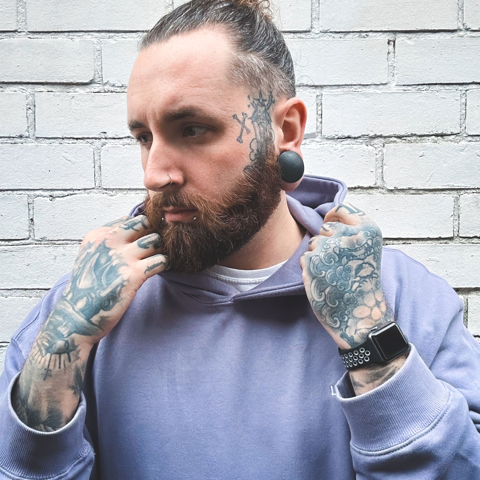 Areng Wood Double Flare Convex Plug Model Shot