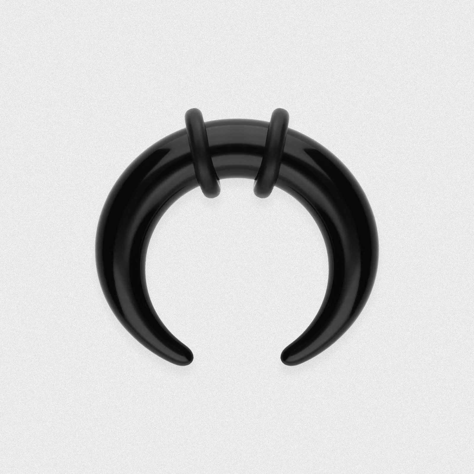 Black Acrylic Septum Pincher