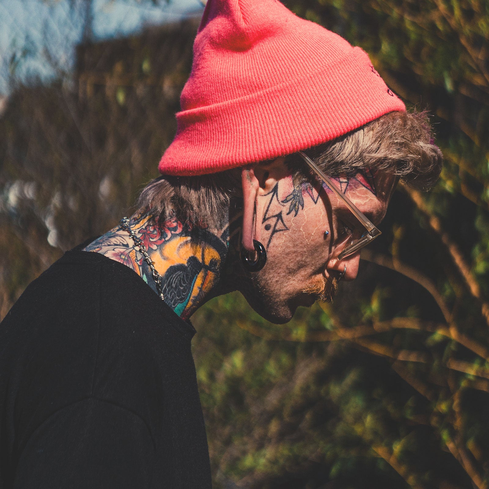 Black PVD Magnetic Circle Ear Weight Model Shot Side Shot