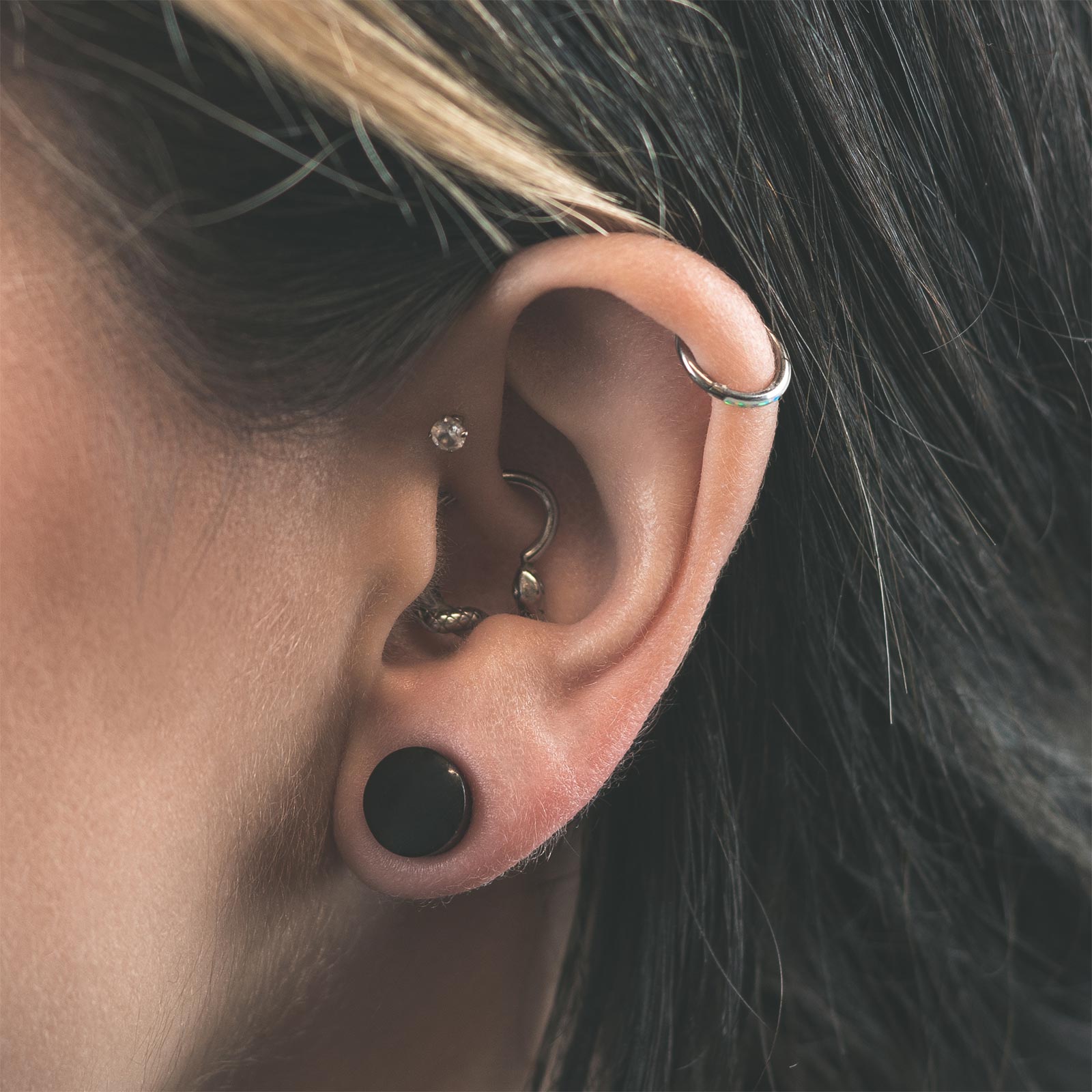 Horn Double Flare Convex Plug Model Shot