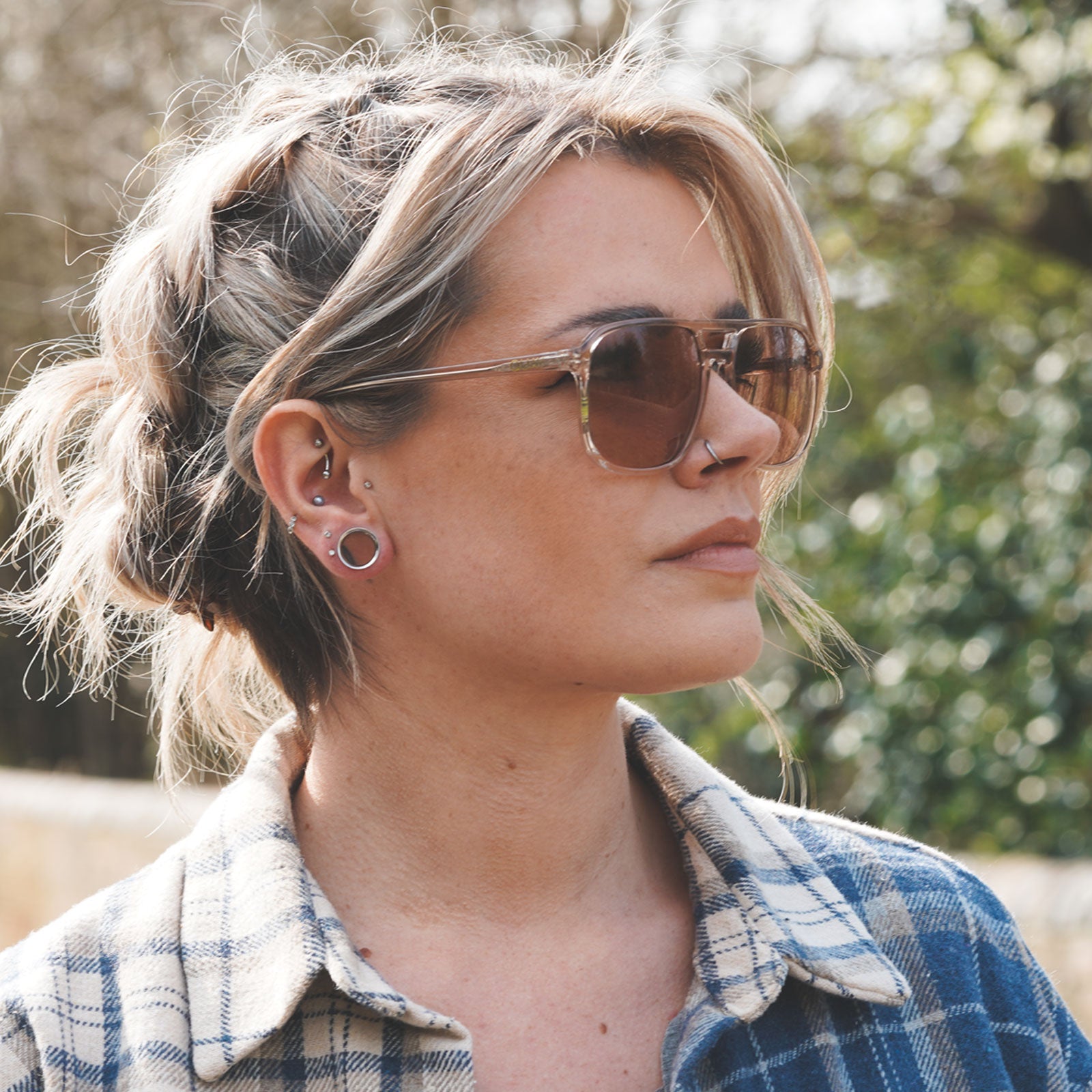 Surgical Steel Double Flare Tunnel