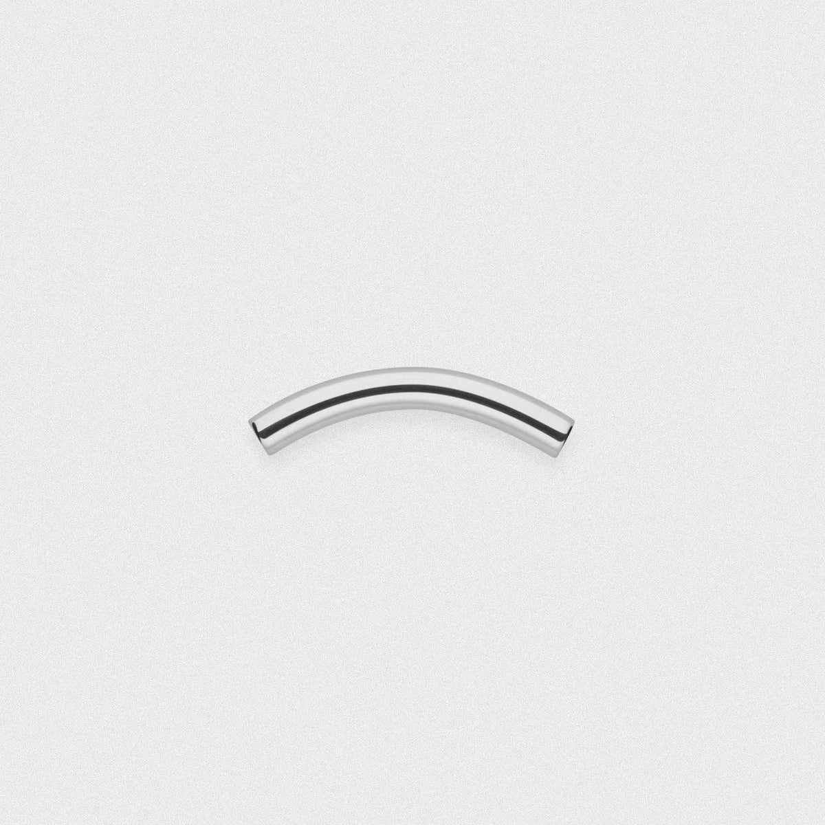 Titanium Threaded Curved Barbell