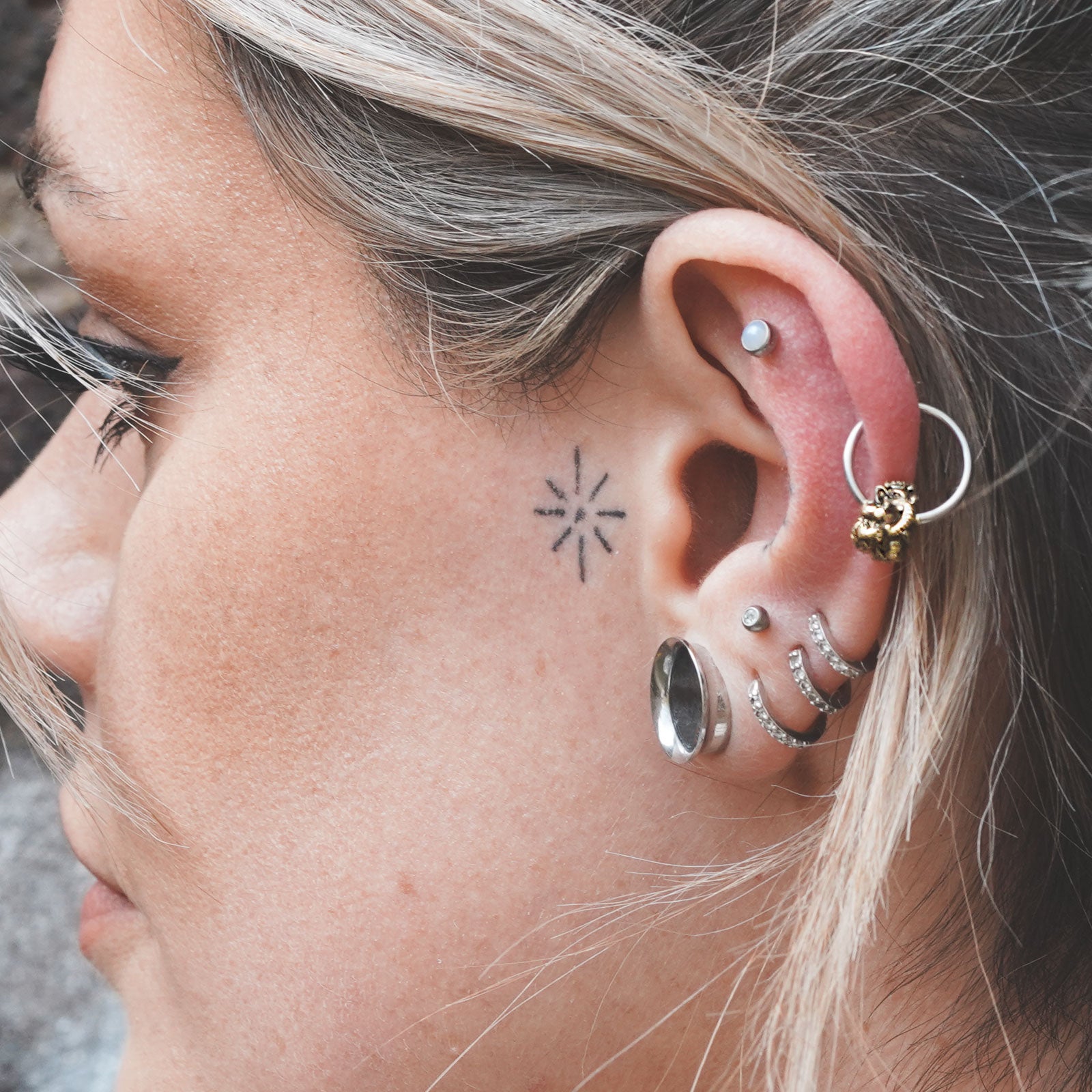 Ganesh Brass & Surgical Steel BCR Ball Closure Ring Model Shot