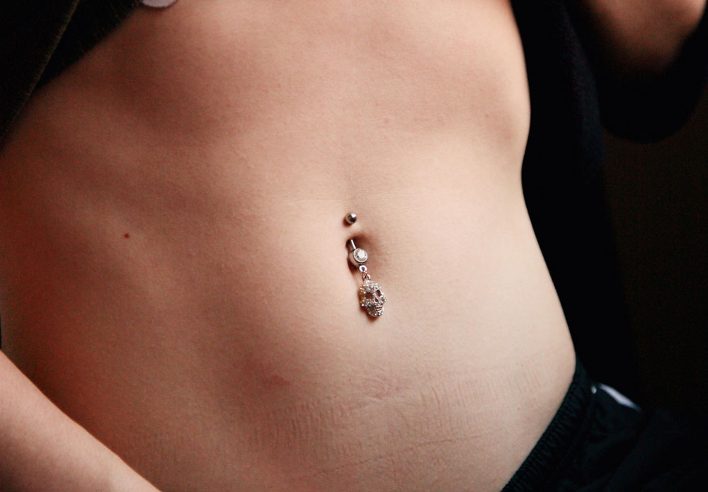 Pierced Belly Button