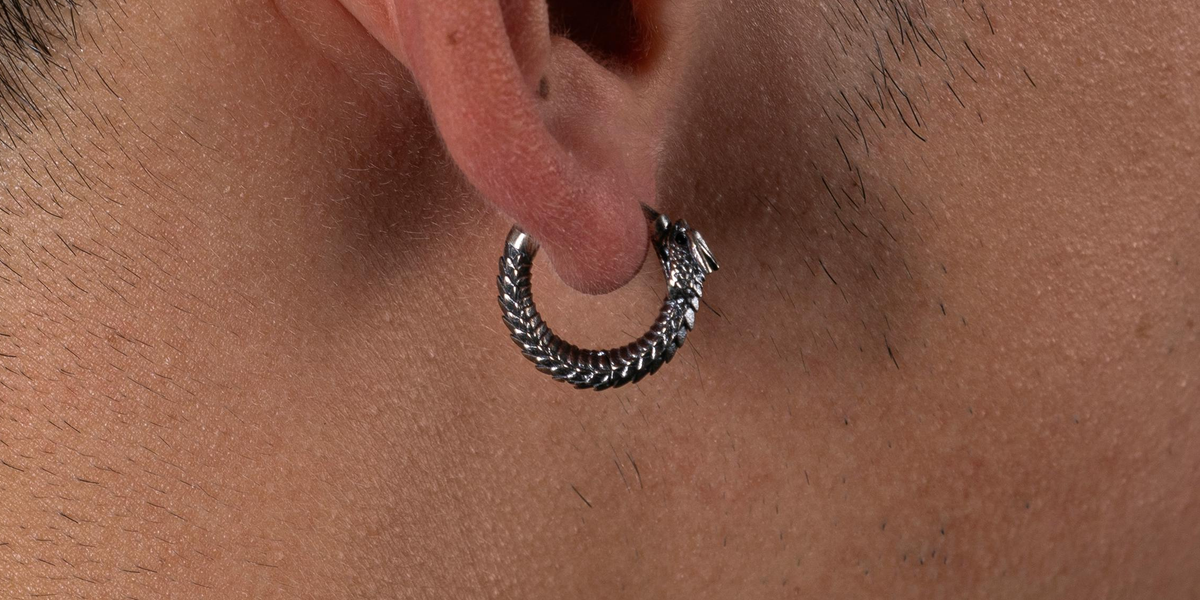 ear lobe piercing jewellery