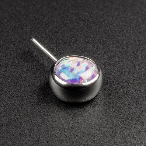 Flash Lavender Front Facing Synth Opal Titanium Threadless Top