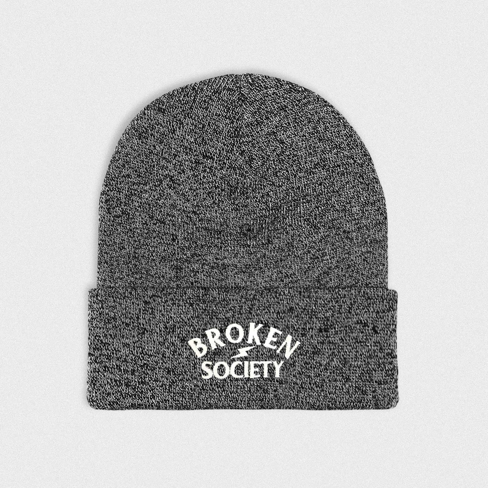 Logo Embroided Beanie - Grey