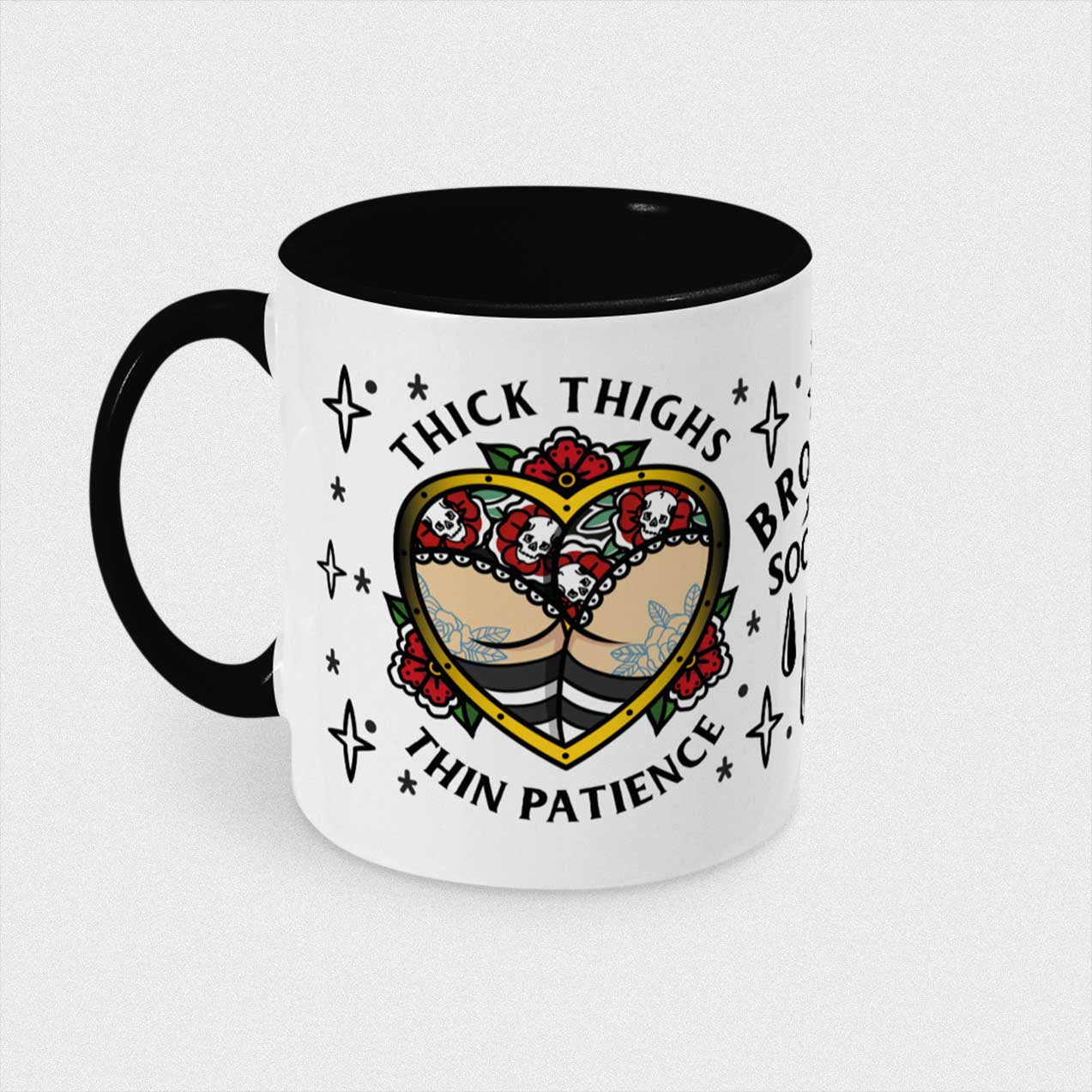 Thick Thighs Thin Patience Mug