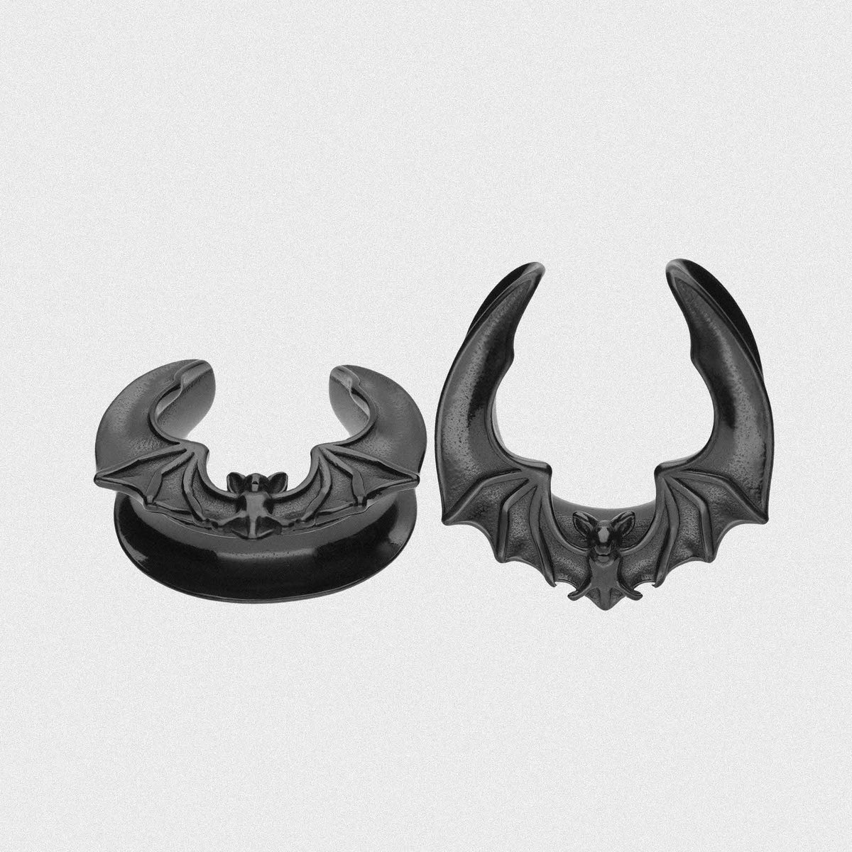 Bat Black PVD Saddle Ear Weight