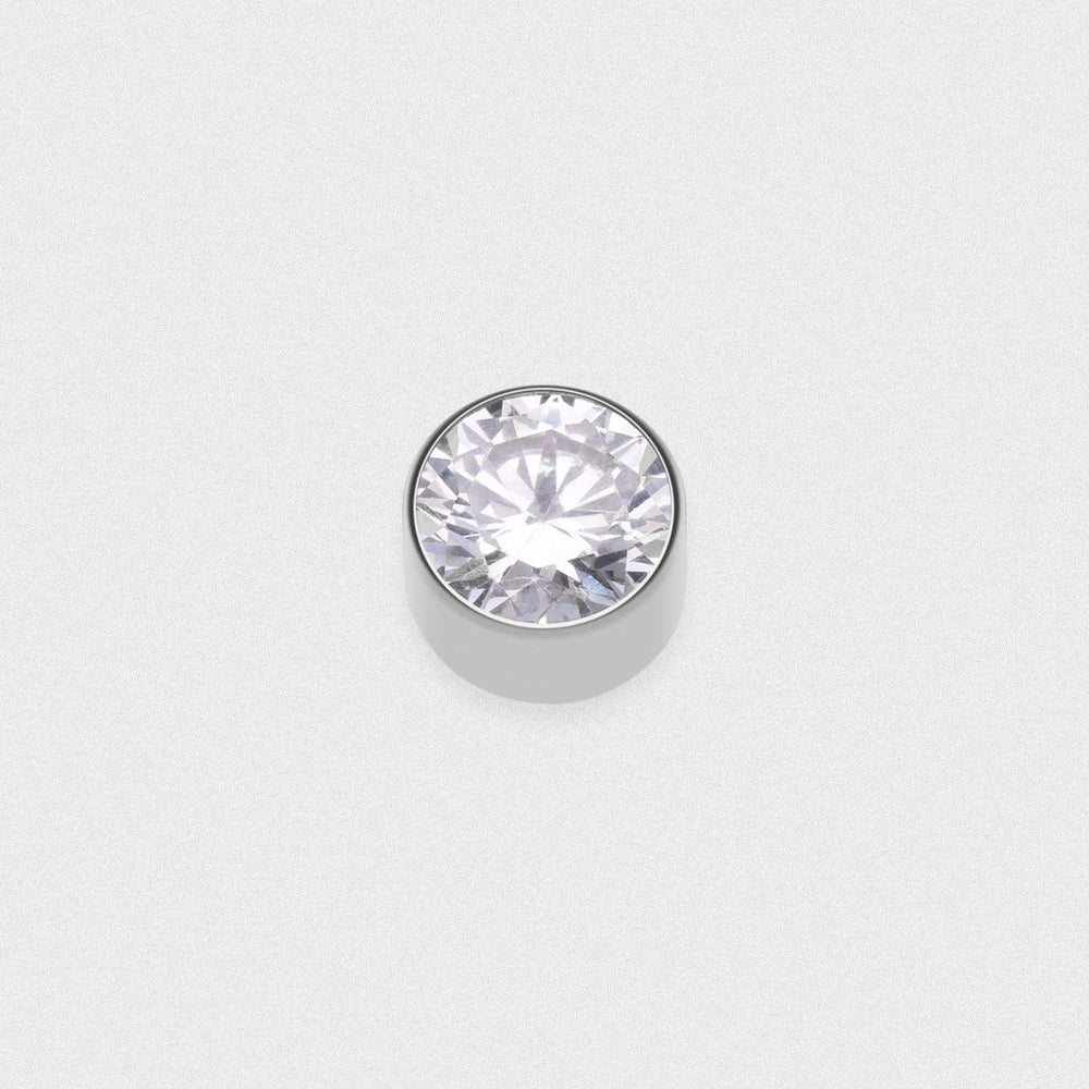 Bejewelled Stud Titanium Threaded Top | Threaded Jewellery | SIBJ