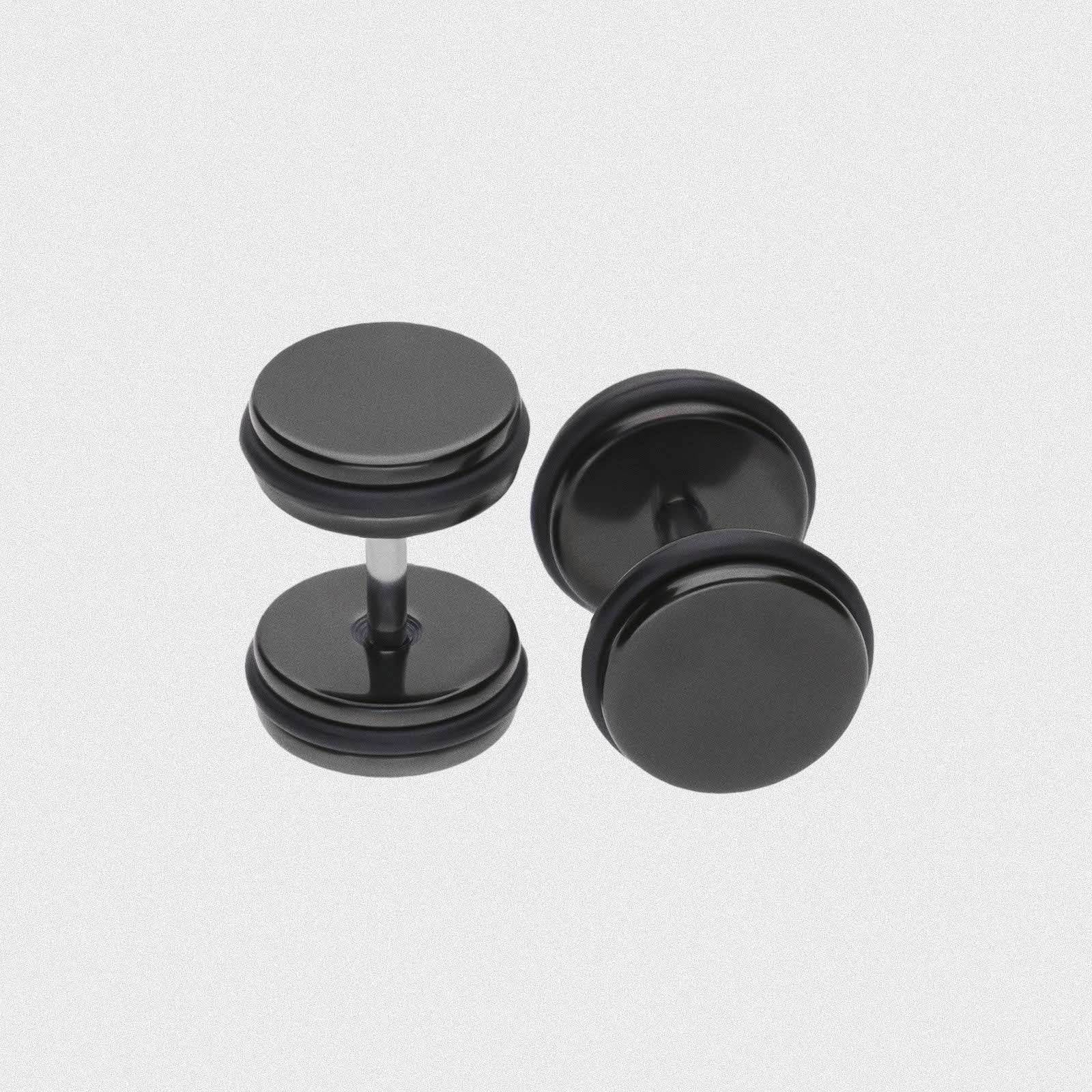 Black PVD Fake Gauge Plug