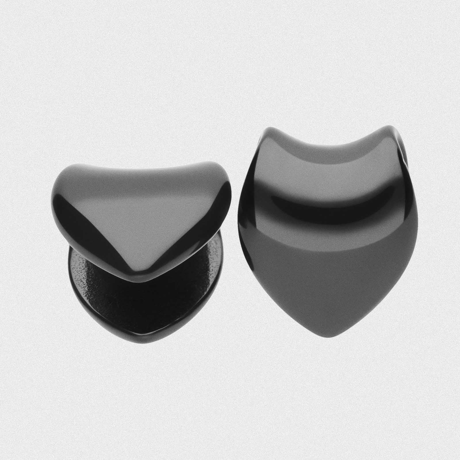 Black PVD Saddle Ear Weight Hanger