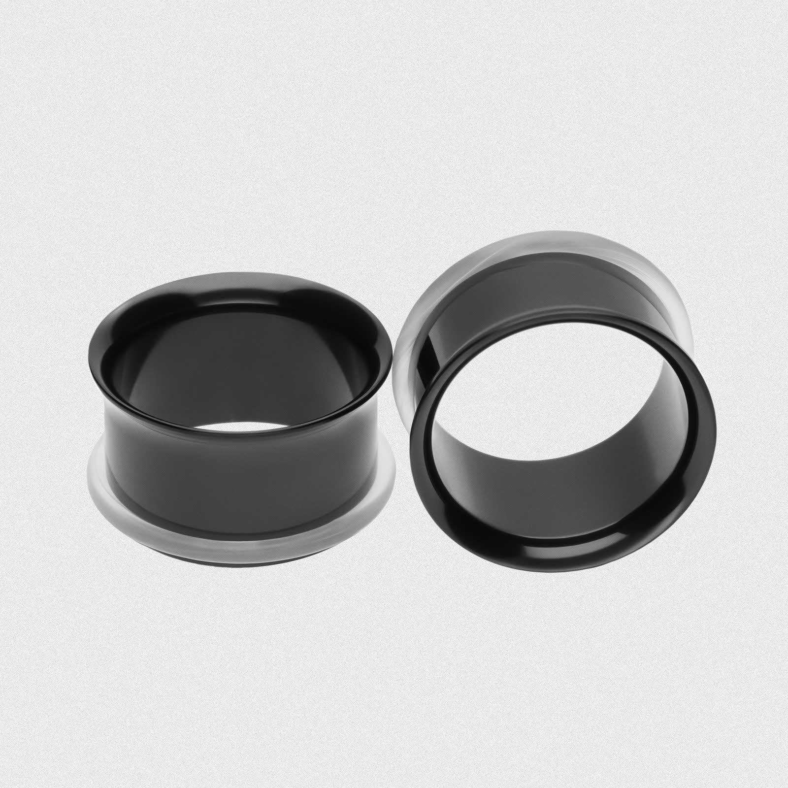 Black PVD Single Flare Tunnel