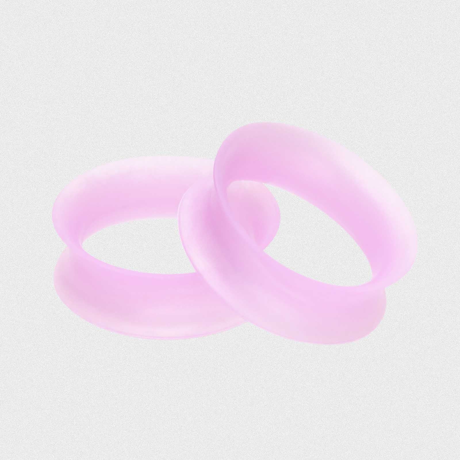 Blossom Pearl Silicone Double Flare Tunnel