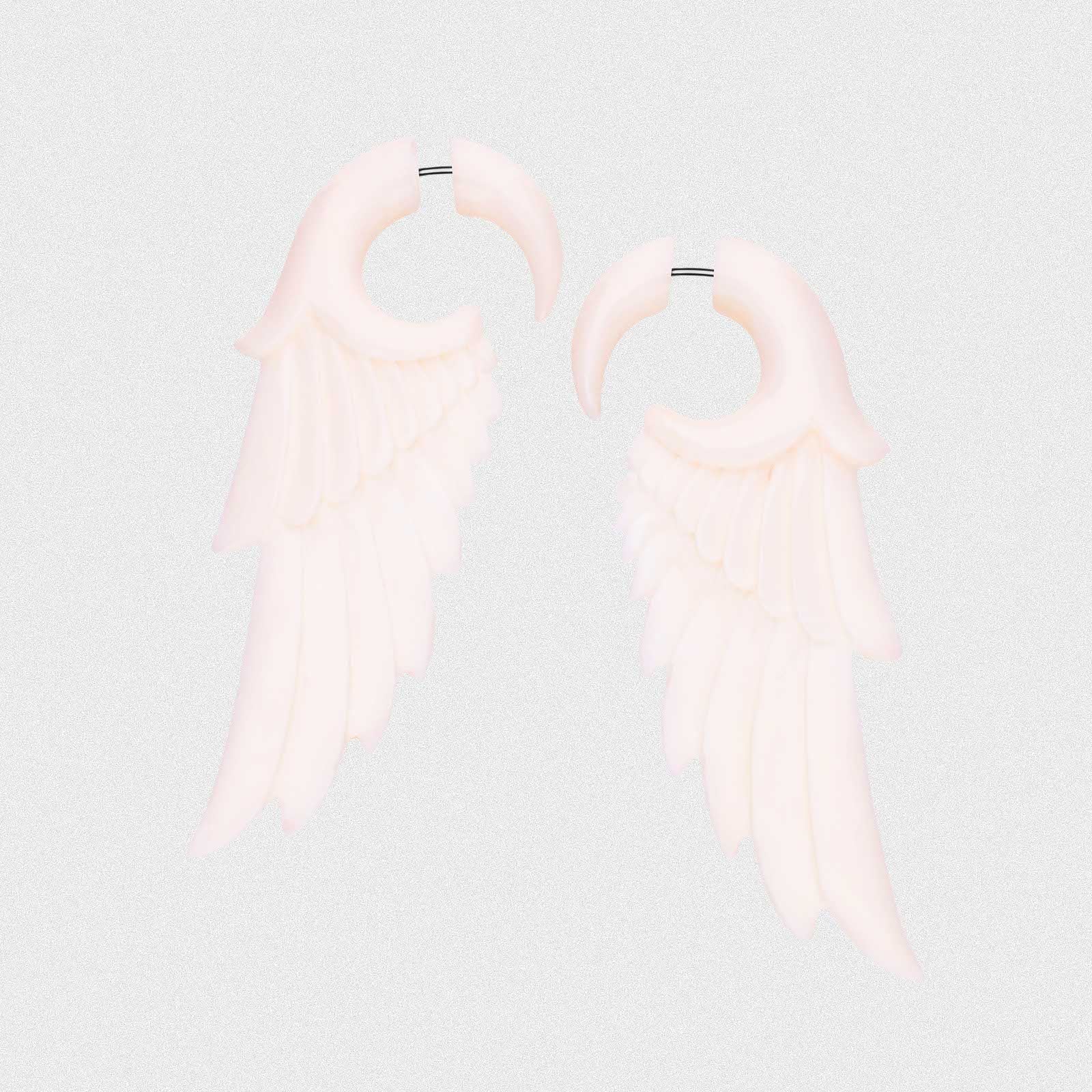 Bone Fake Gauge Angel Wing