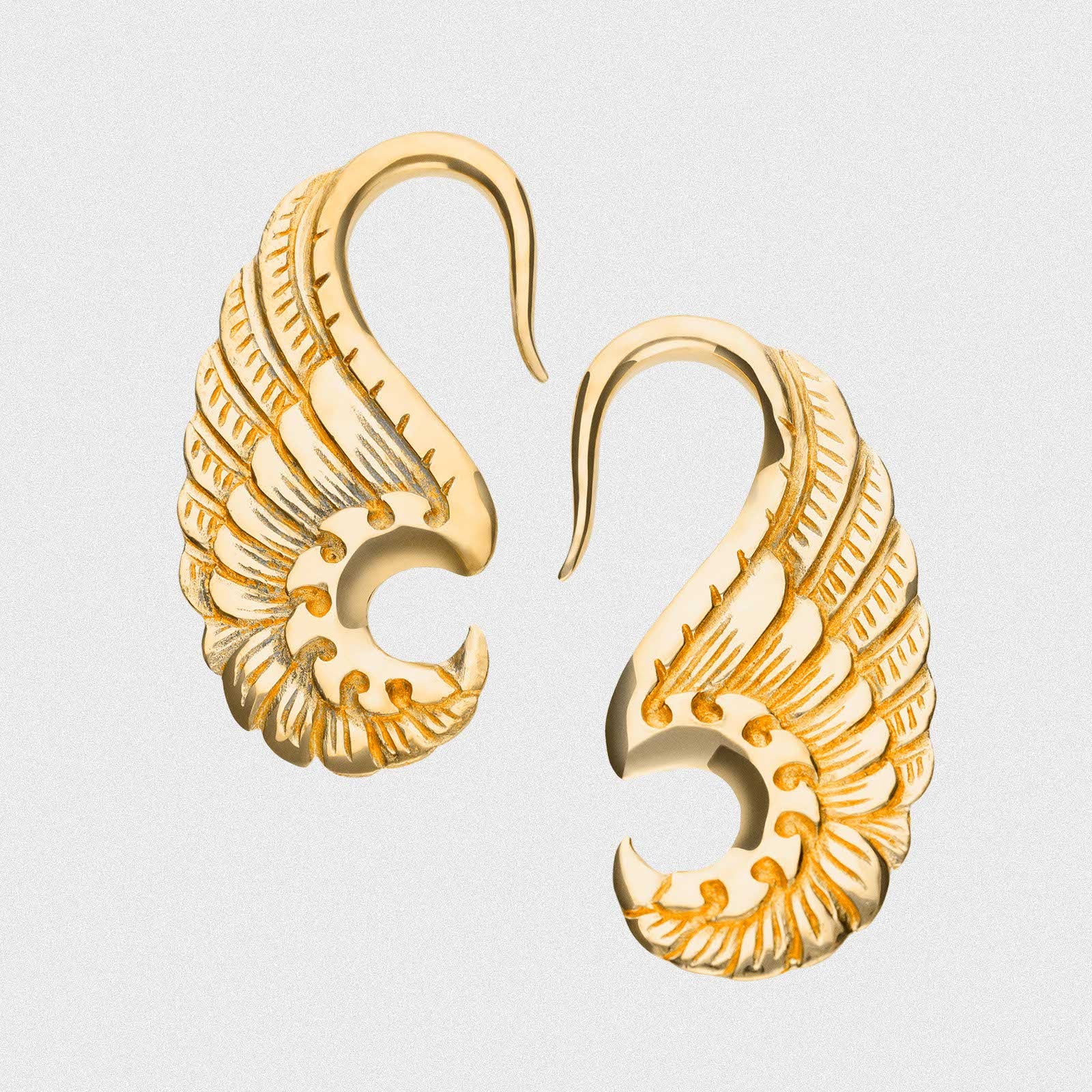 Brass Angel Wing Spiral