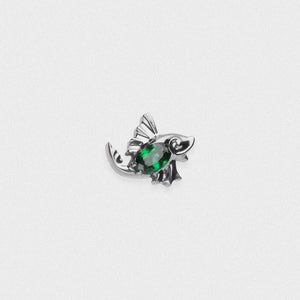 Emerald Marquise Fish Titanium Threaded Top