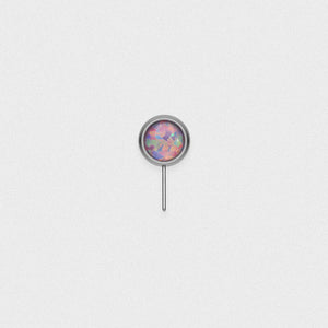 Flash Lavender Front Facing Synth Opal Titanium Threadless Top