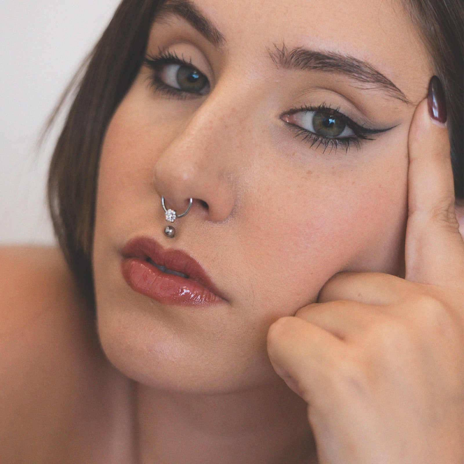 Septum Jewelry When Will My Septum Piercing Stop Hurting Nose Hoop