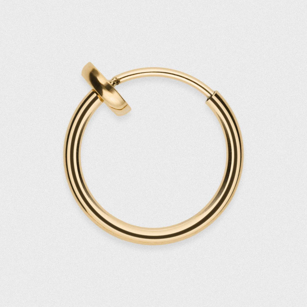 Gold PVD Fake Nose Ring Fake Nose Rings Stretch It Body Jewellery