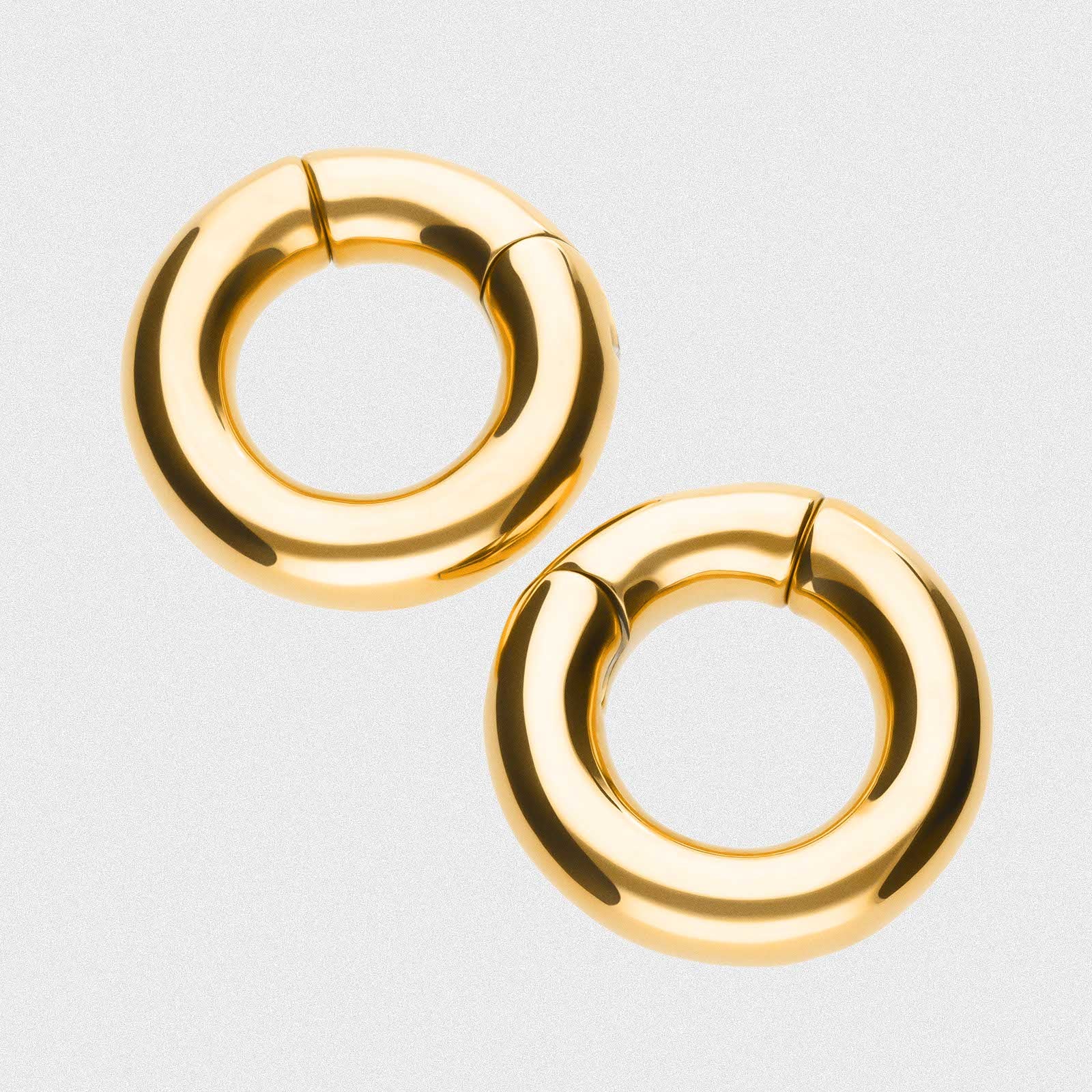 Gold PVD Magnetic Hoop Ear Weight