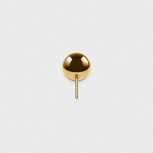 Gold PVD Titanium Ball Threadless Top