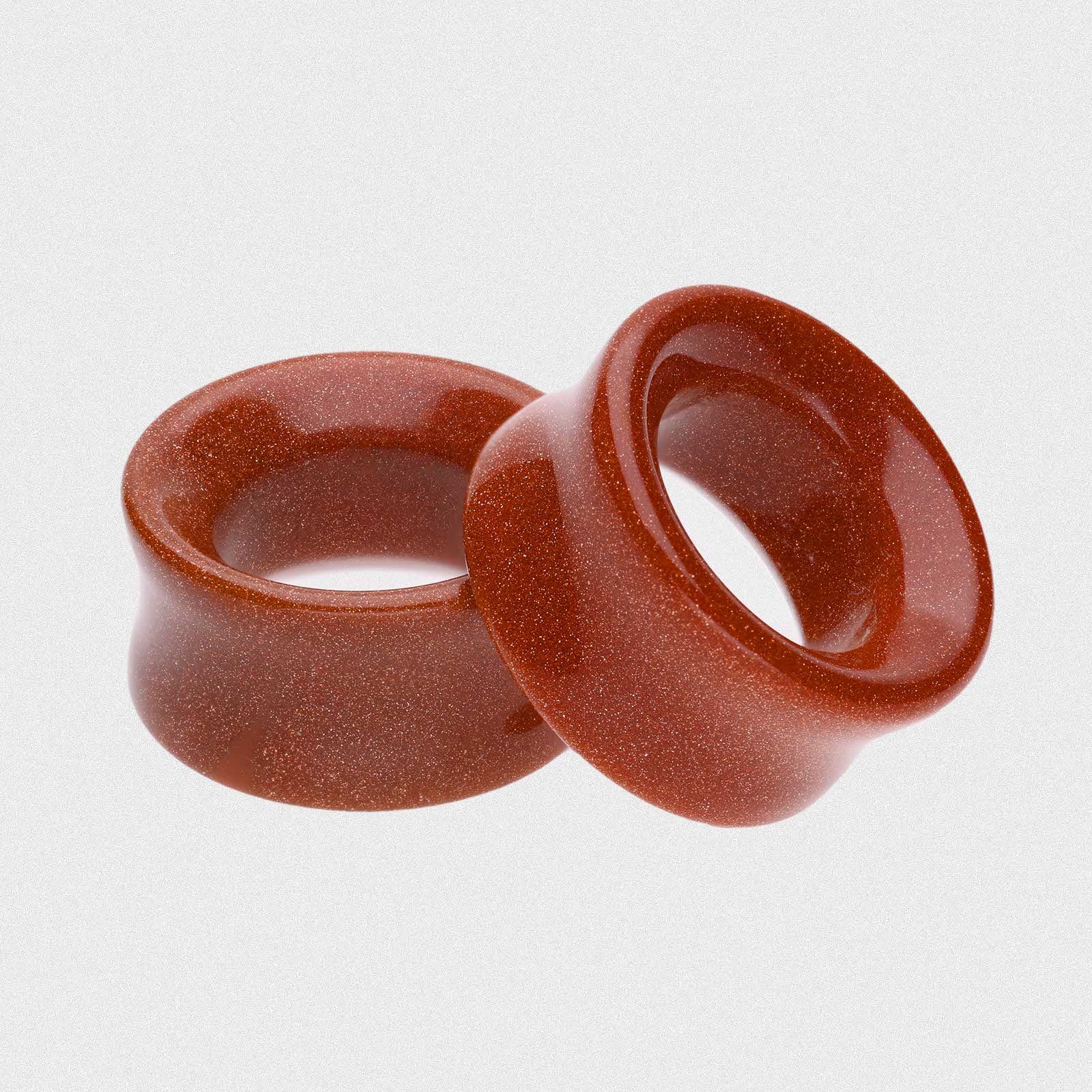 Gold Sandstone Double Flare Concave Stone Tunnel