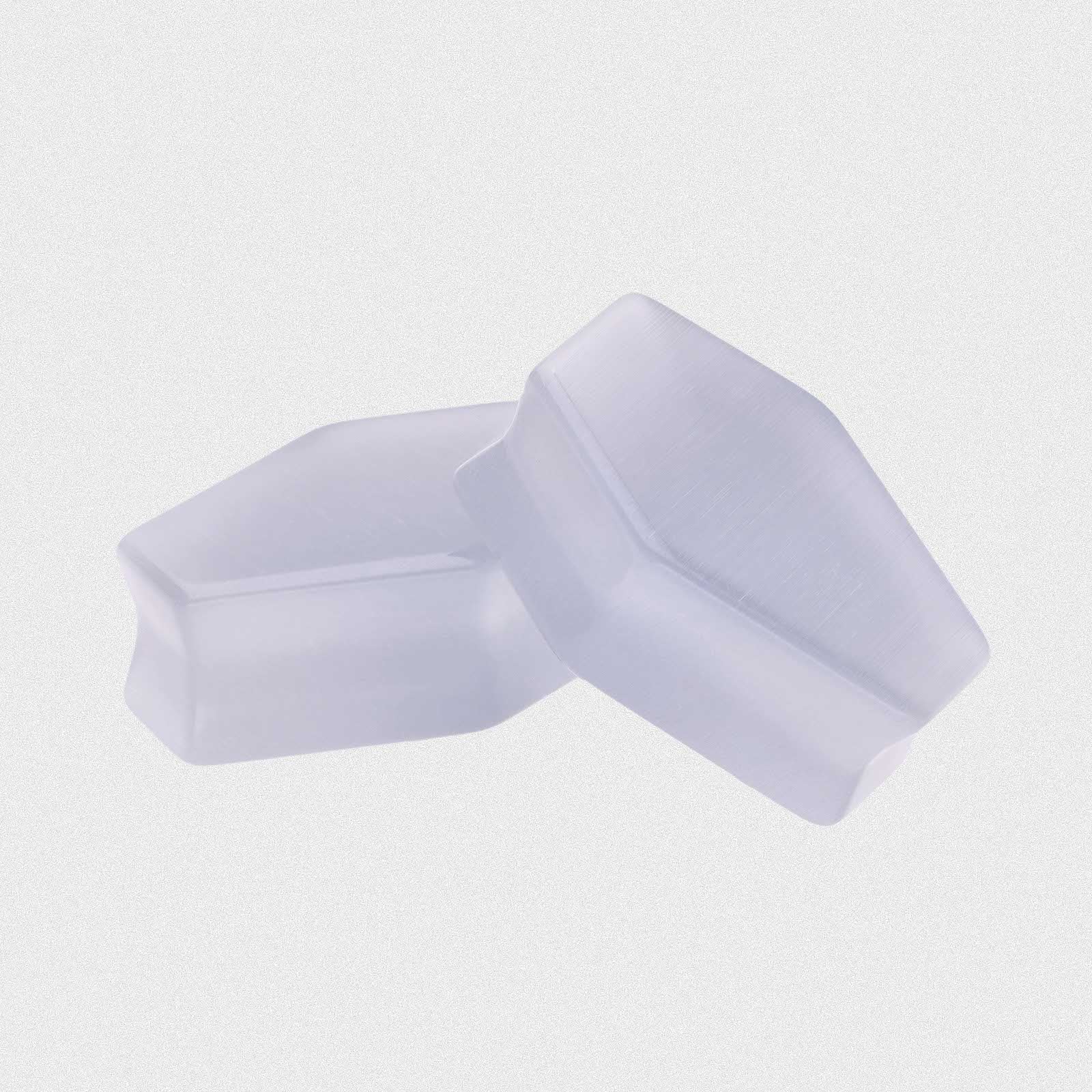 Grey Cat's Eye Double Flare Coffin Plug