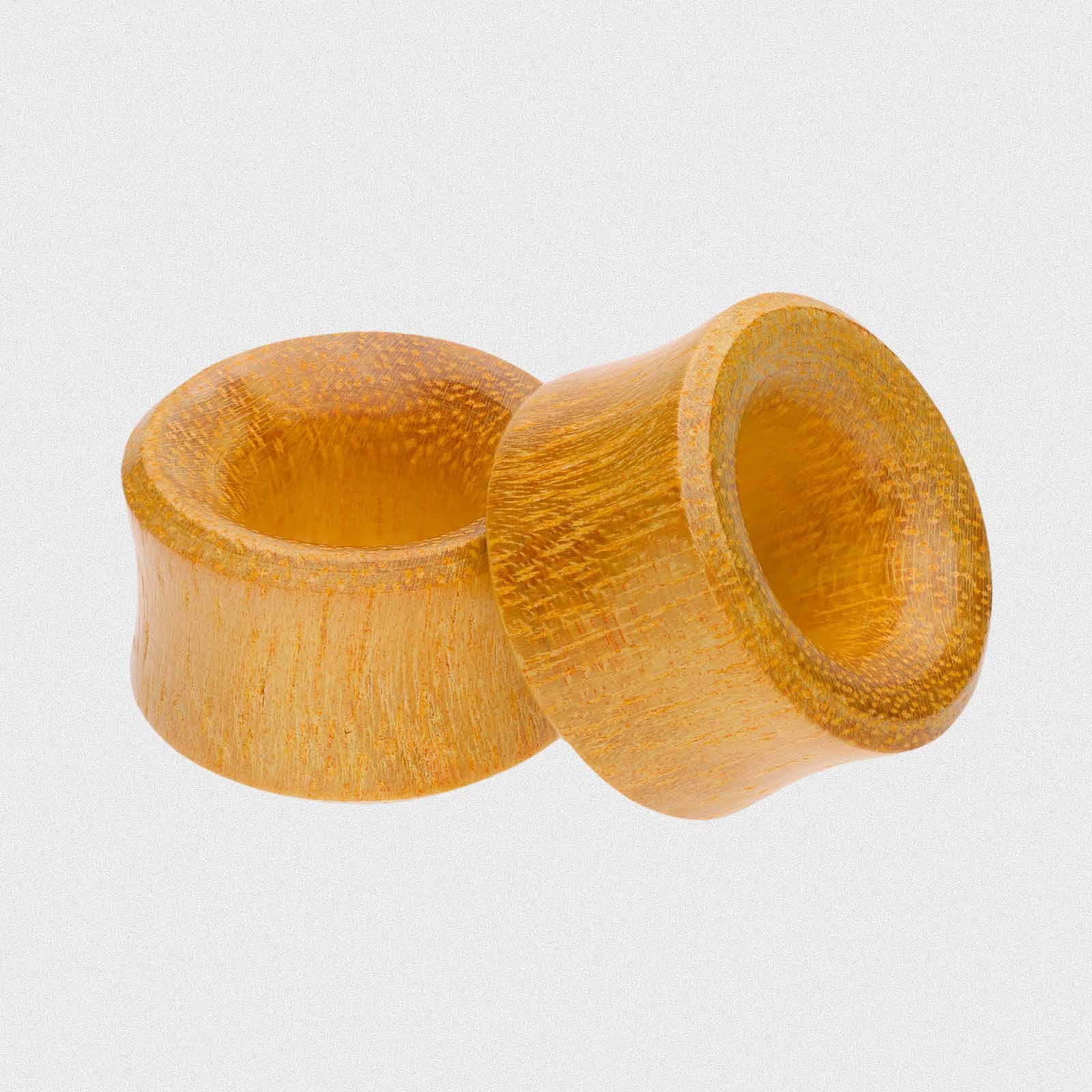 Jackfruit Wood Double Flare Concave Tunnel