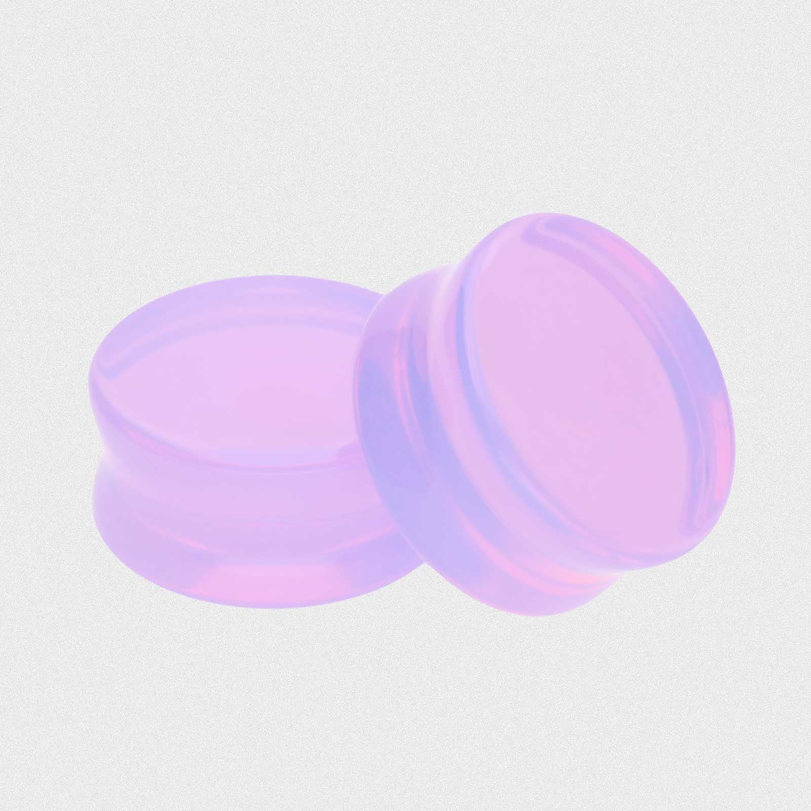 Lavender Opalite Double Flare Plug