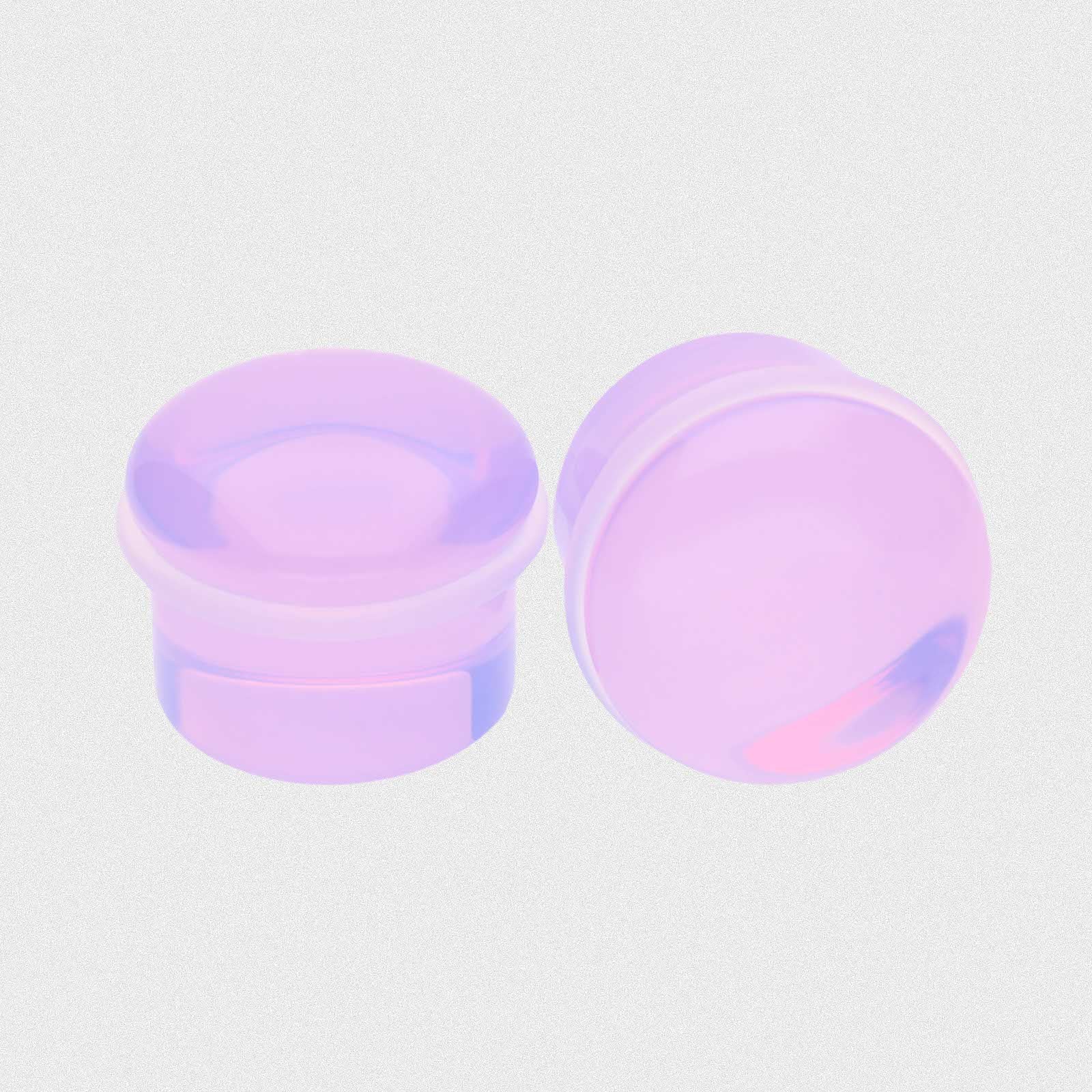 Lavender Opalite Single Flare Convex Plug