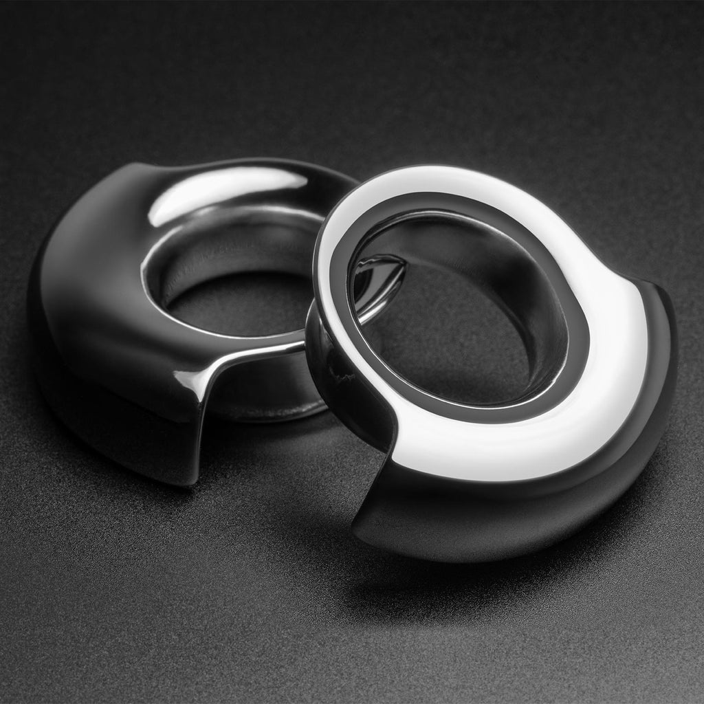 Lobe Cuff Surgical Steel Double Flare Ear Weight