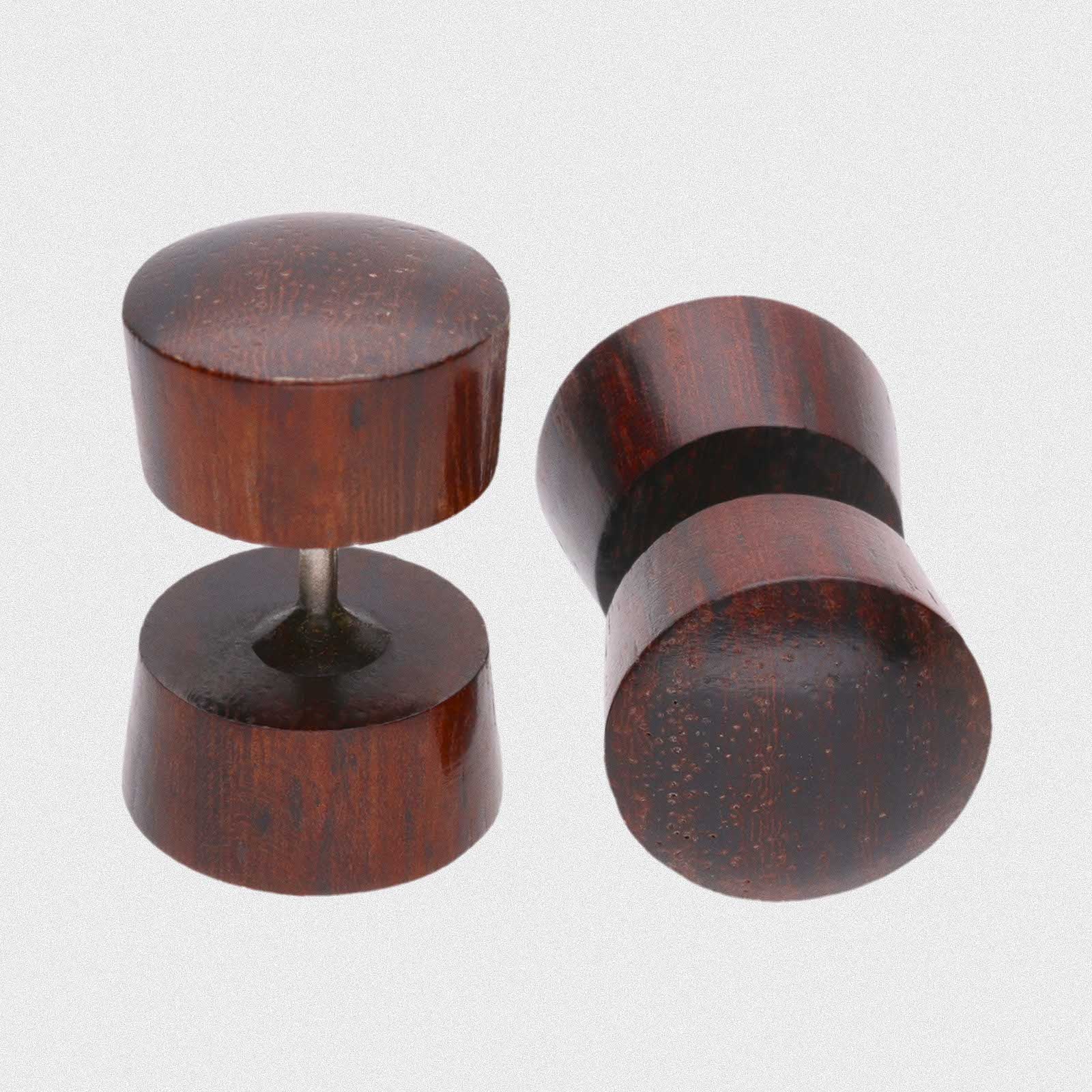 Narra Wood Fake Gauge Plug