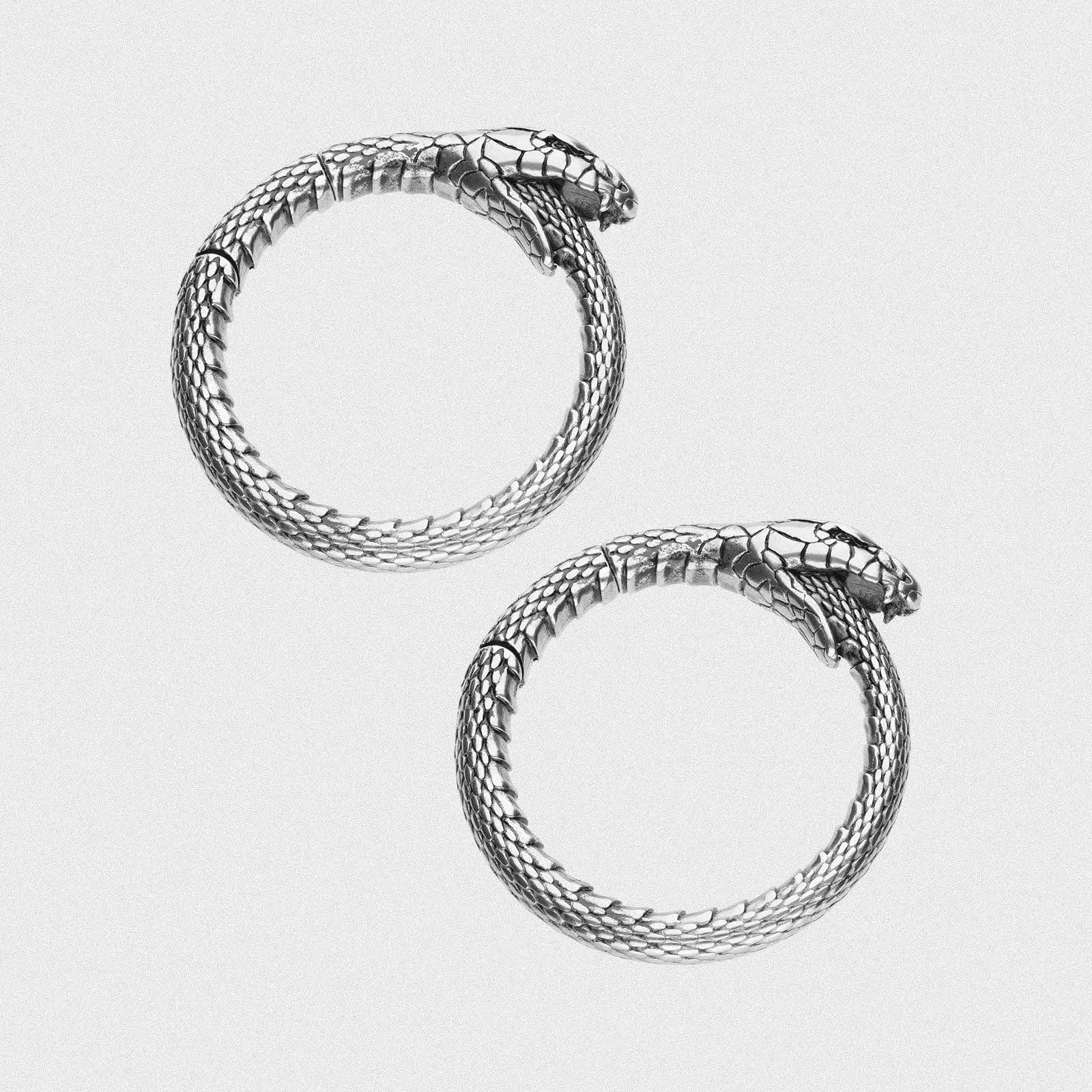 Ouroboros Snake Surgical Steel Magnetic Ear Weight