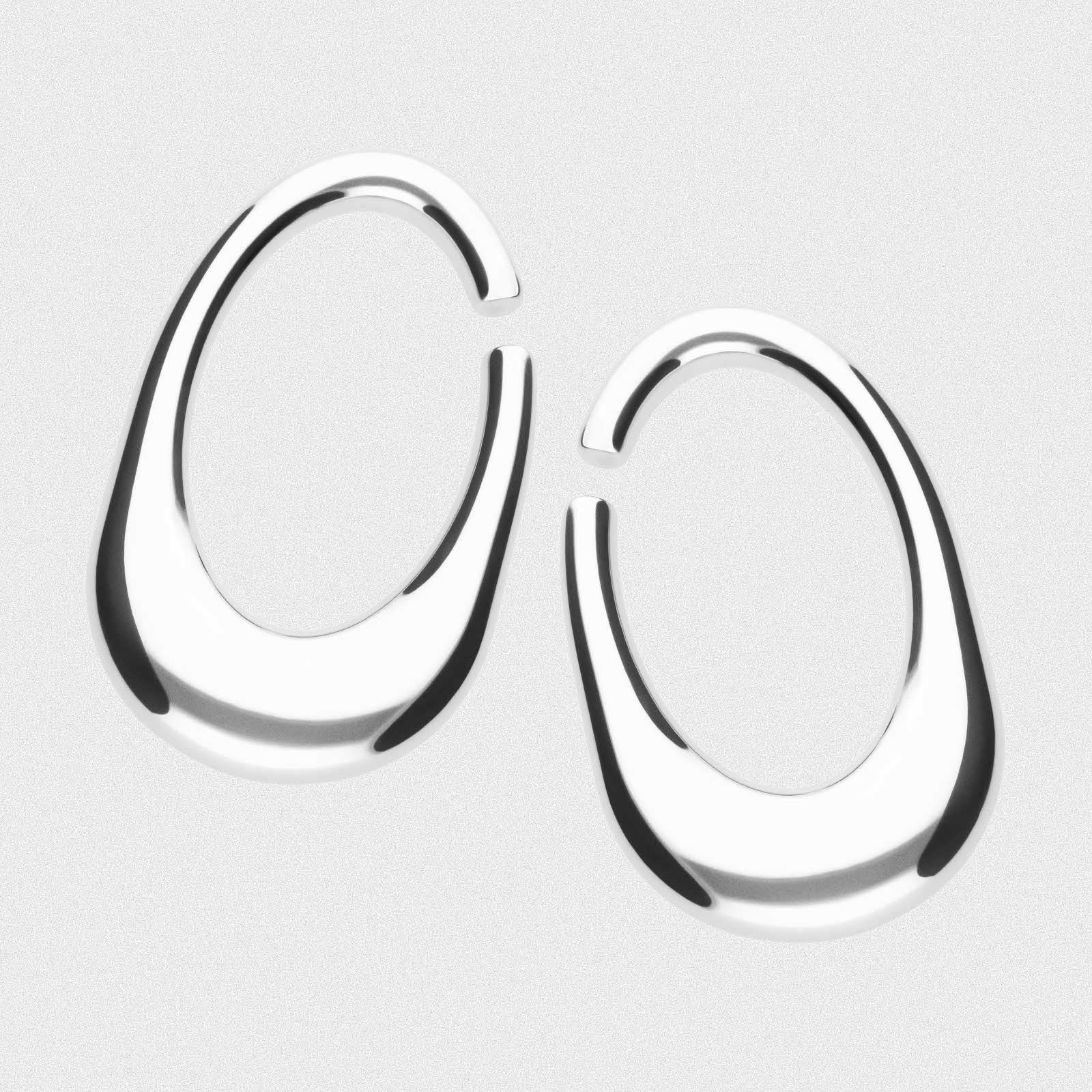 Oval Surgical Steel Ear Weight