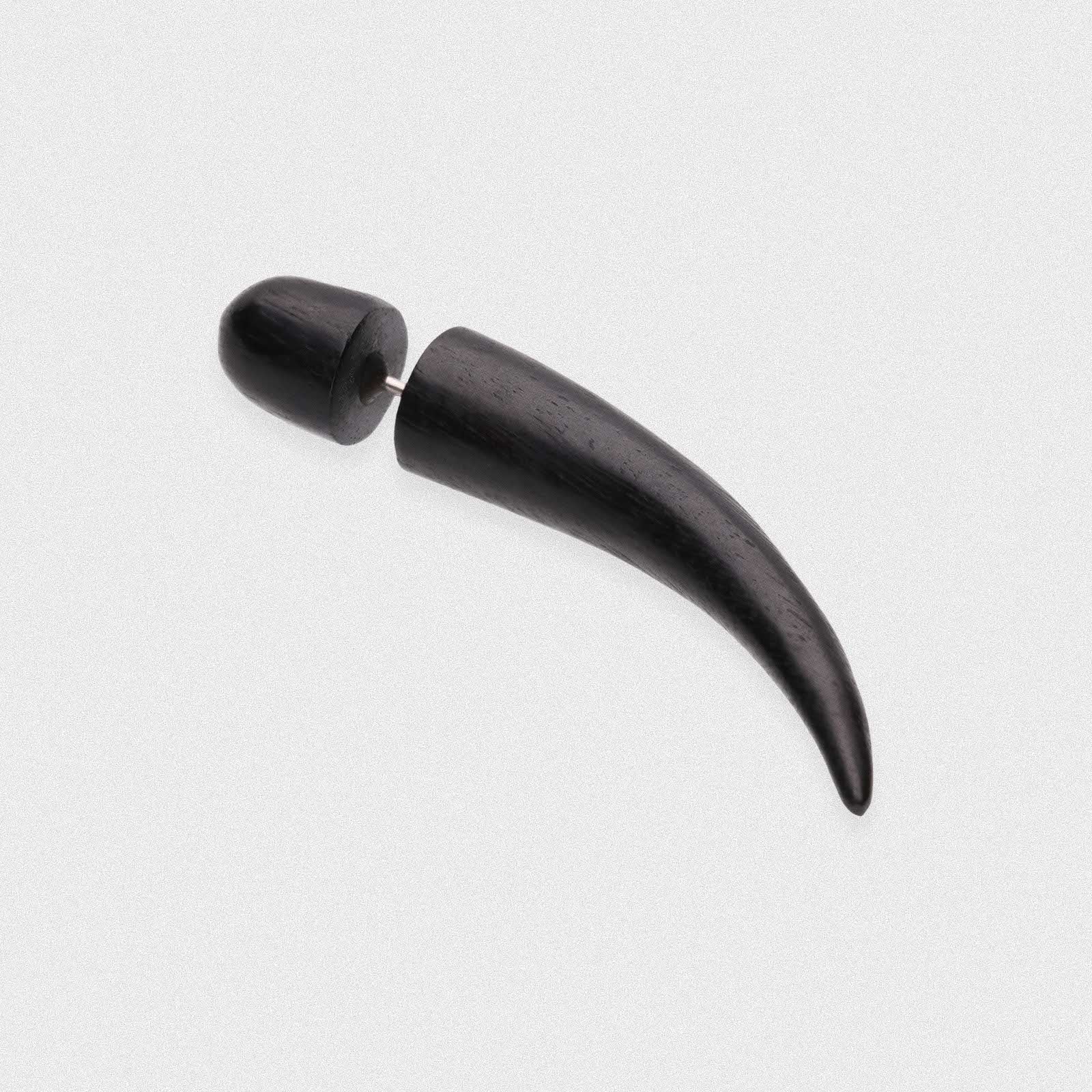 Painted Narra Wood Fake Gauge Curved Taper