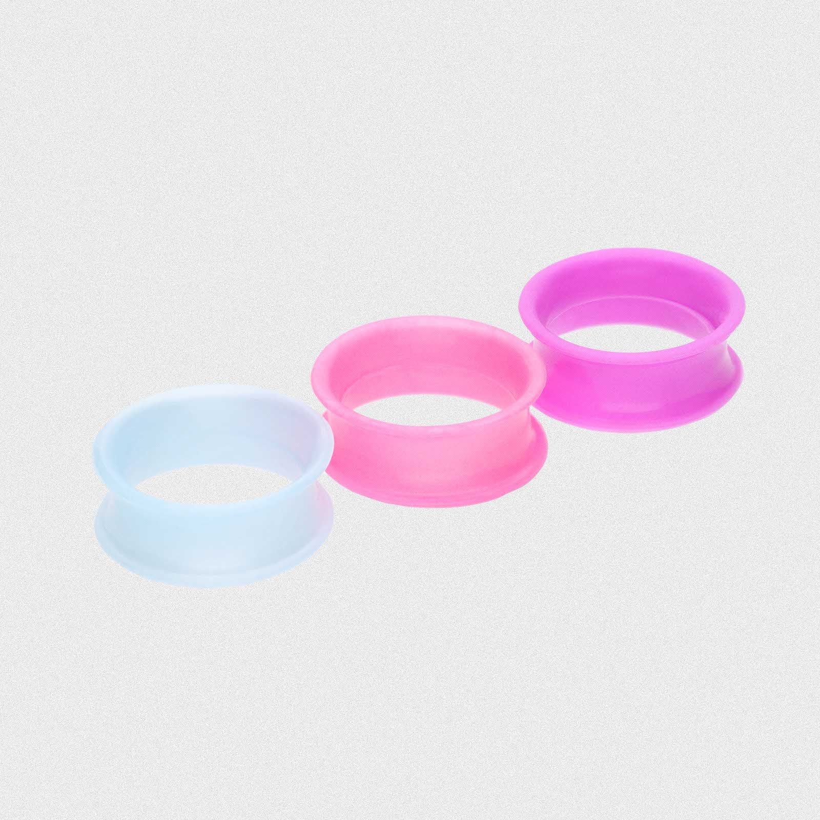 Pearl Silicone Double Flare Tunnel Bundle