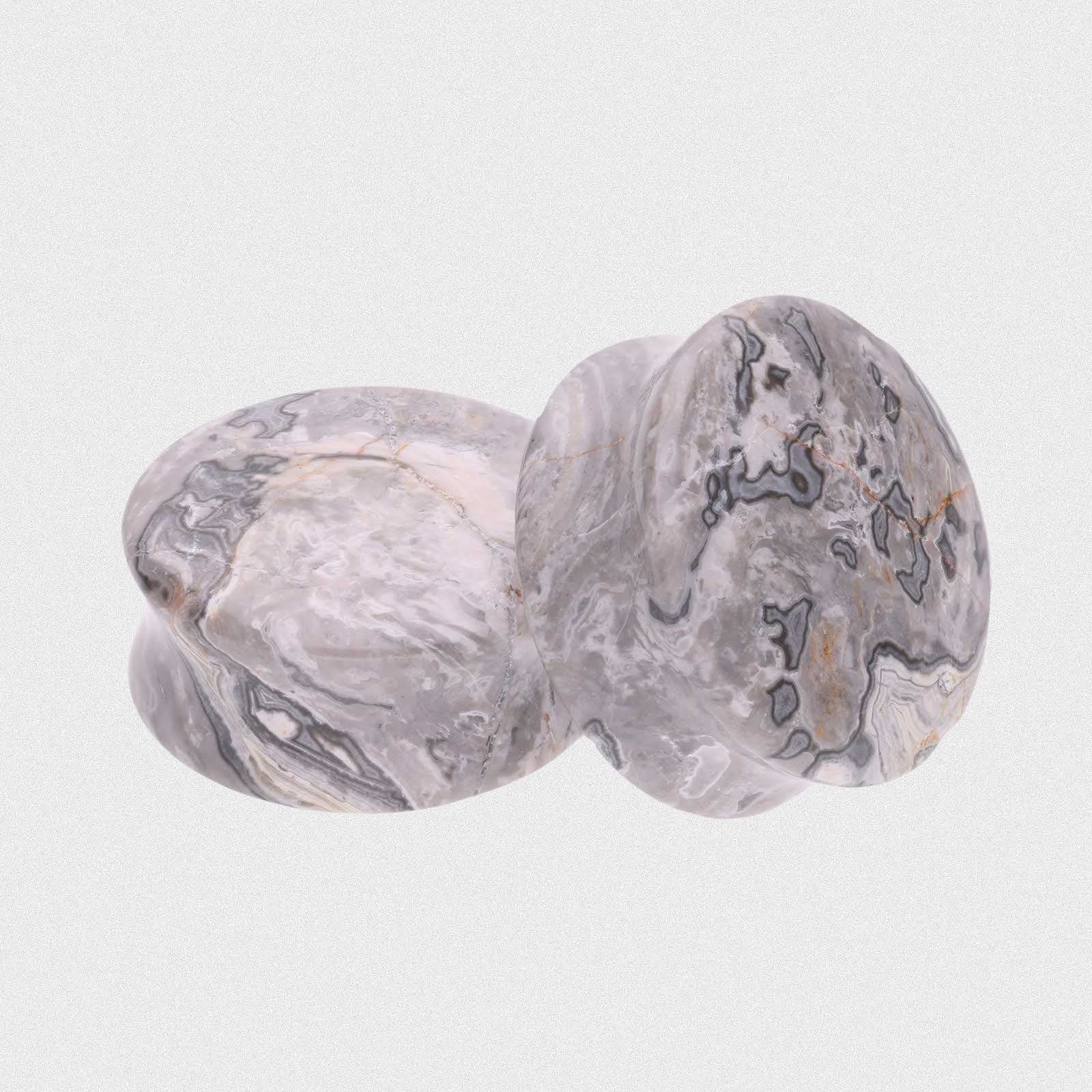 Picasso Jasper Double Flare Stone Plug