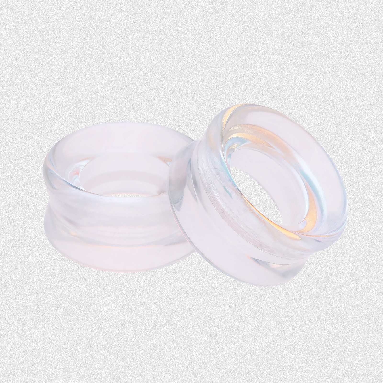 Rainbow Glass Double Flare Concave Tunnel