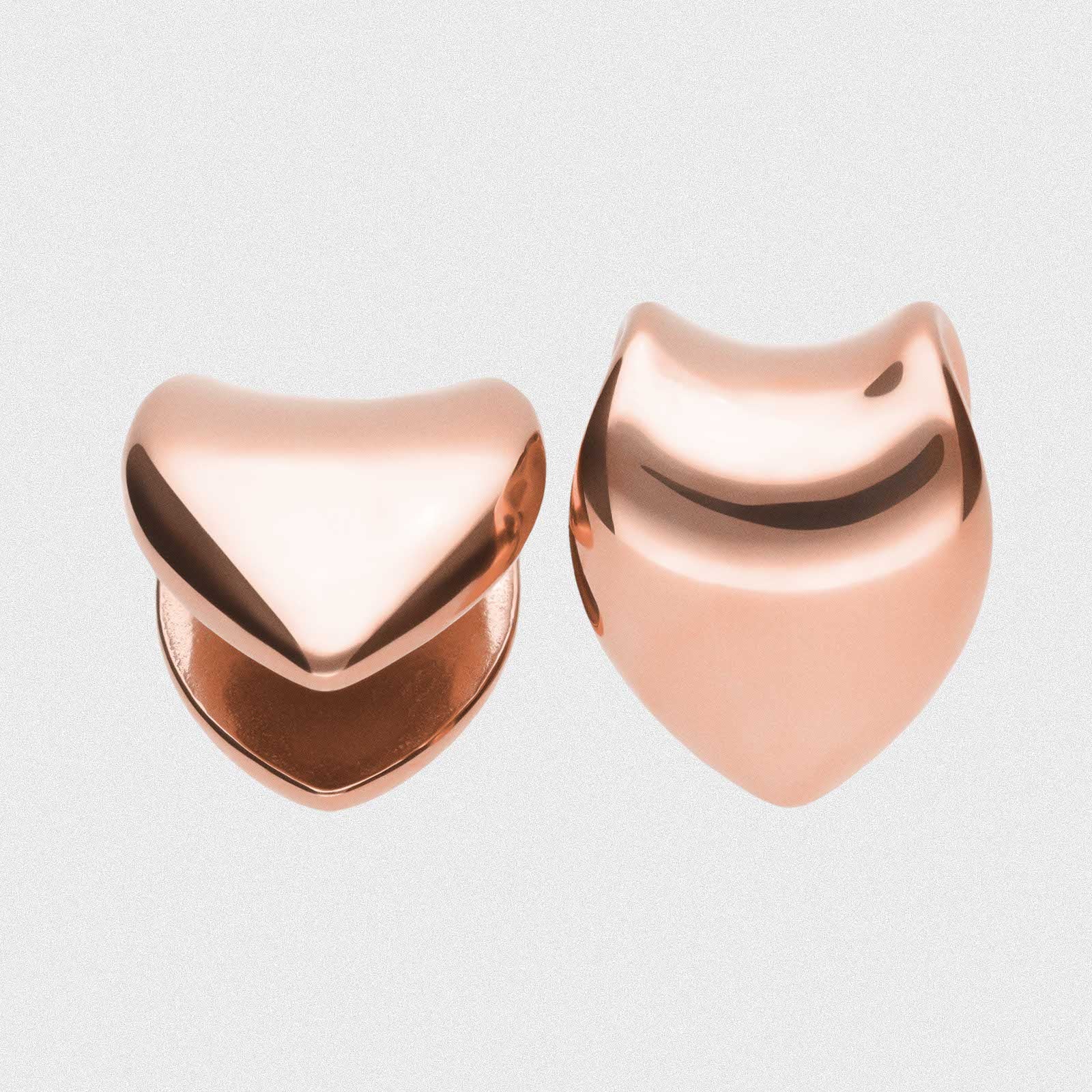 Rose Gold PVD Saddle Ear Weight Hanger