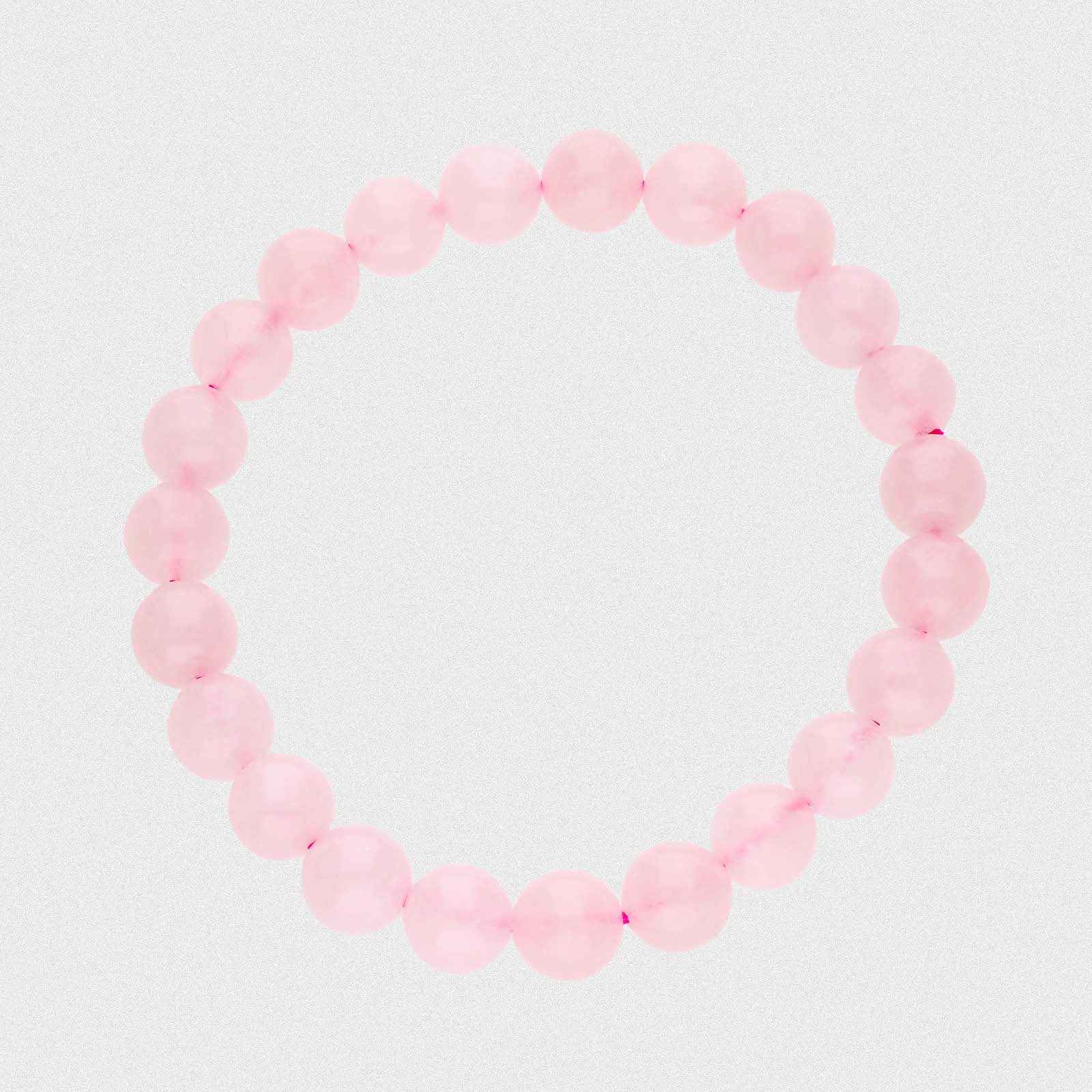 Rose Quartz Bead Stone Stretch Bracelet