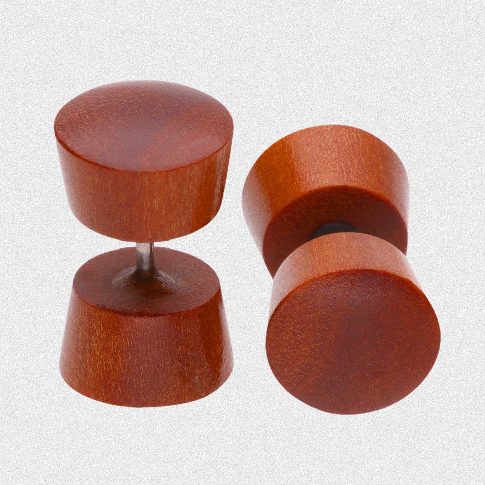 Saba Wood Fake Gauge Plug